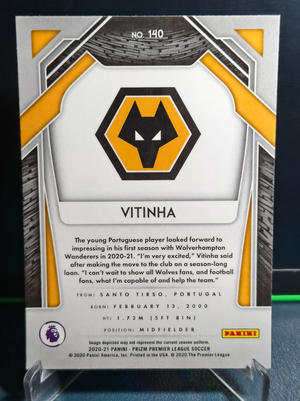 Vitinha - Base Card - Panini Prizm PL 20-21