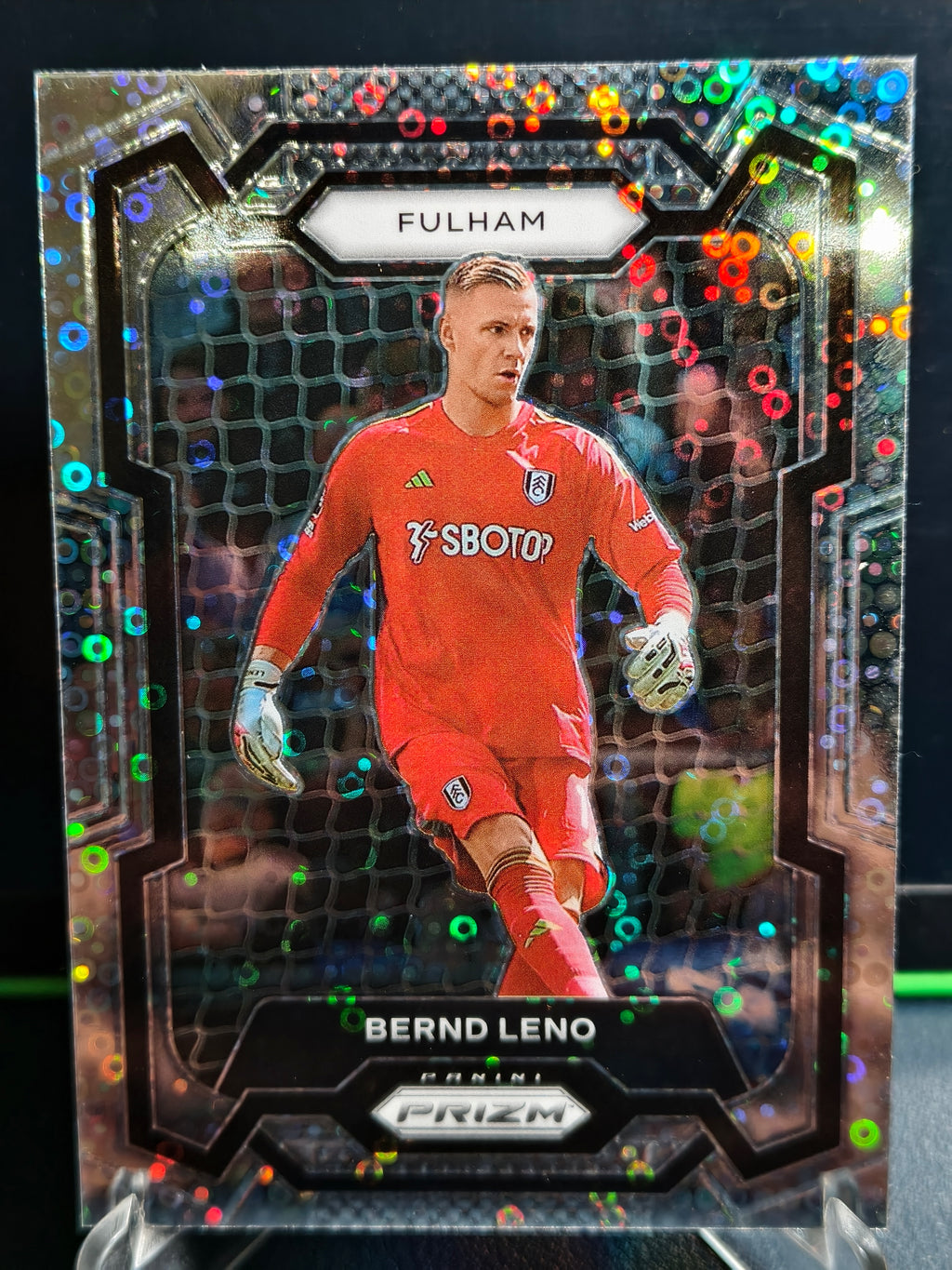 Bernd Leno - Disco Card - Panini Prizm PL 23-24