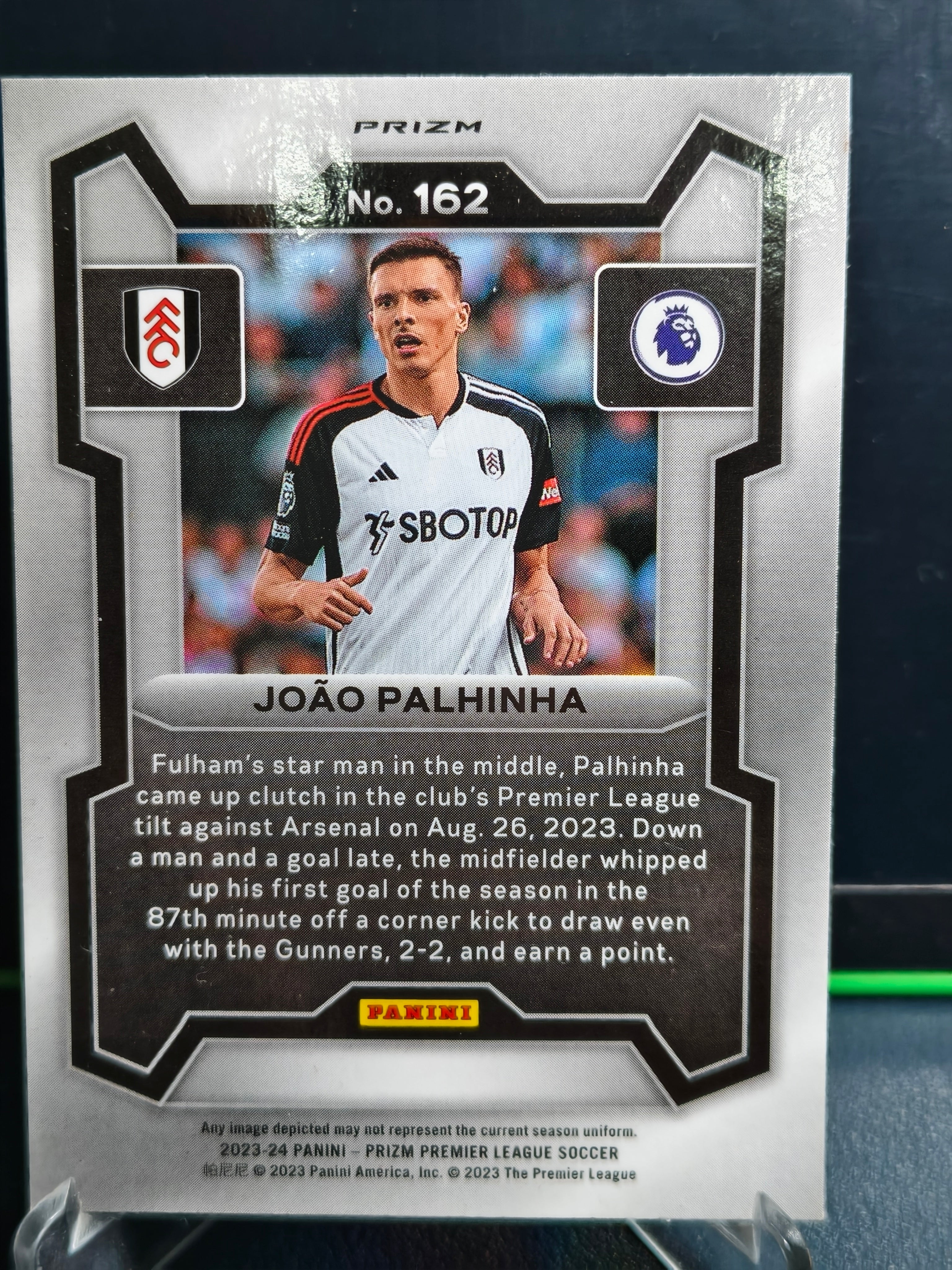 Joao Palhinha - Disco Card - Panini Prizm PL 23-24