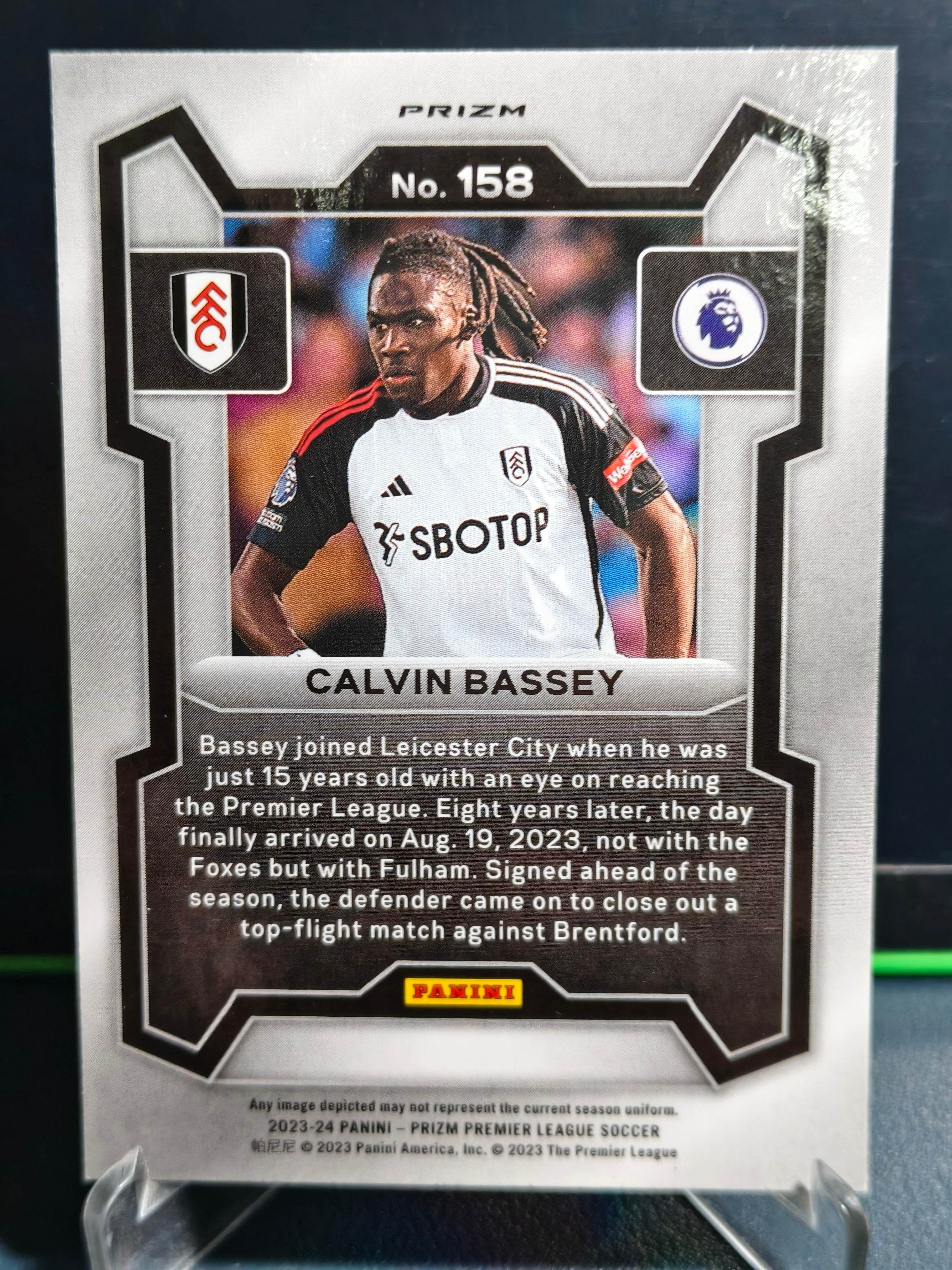 Calvin Bassey - Disco Card - Panini Prizm PL 23-24