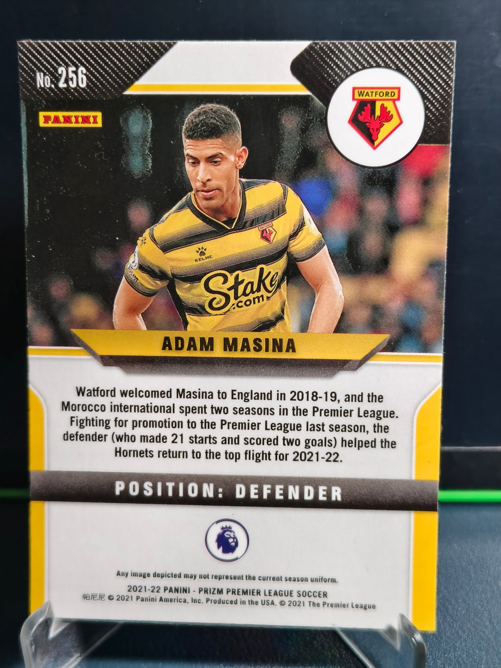 Adam Masina - Base Card - Panini Prizm PL 21-22