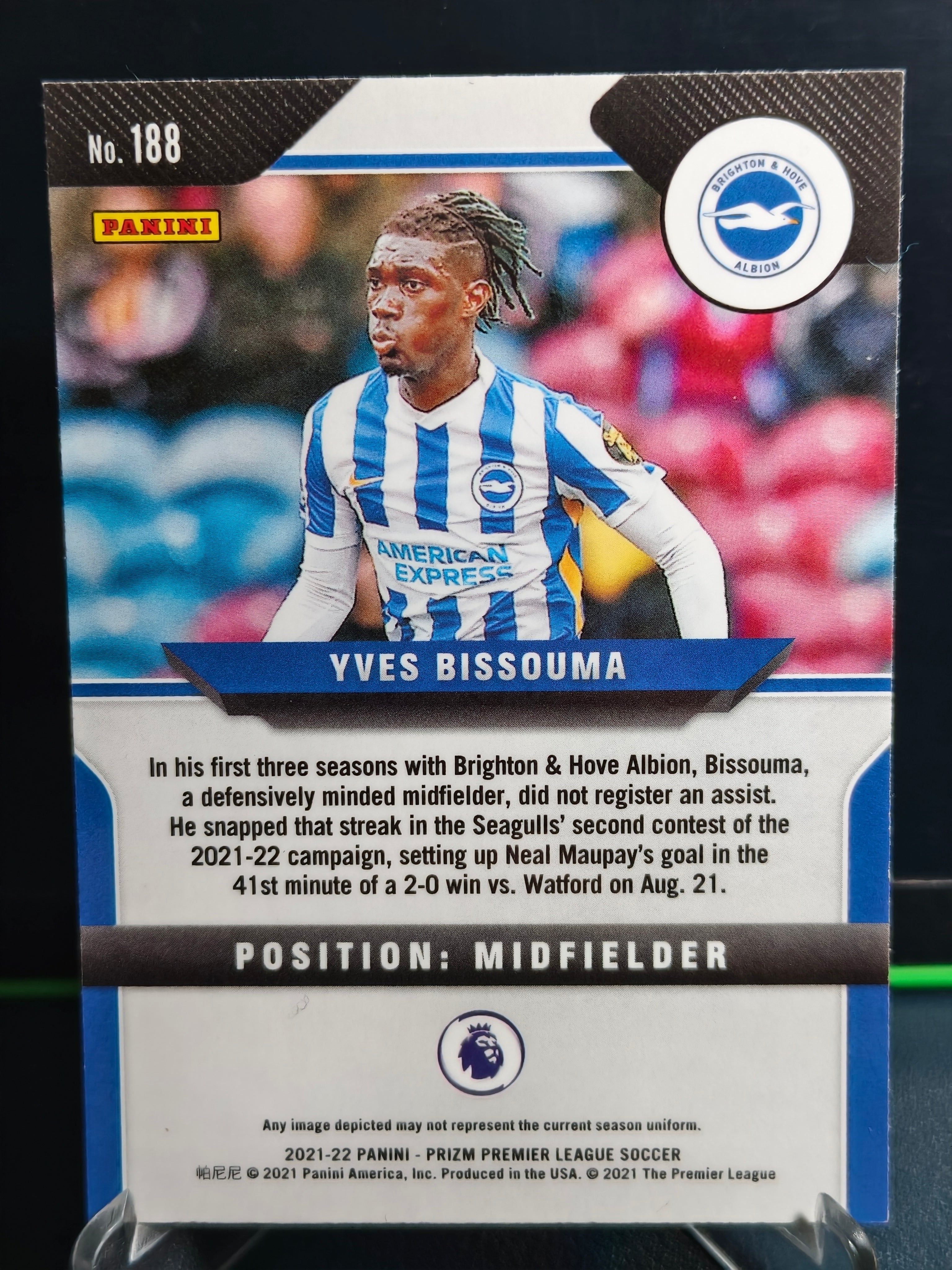 Yves Bissouma - Base Card - Panini Prizm PL 21-22