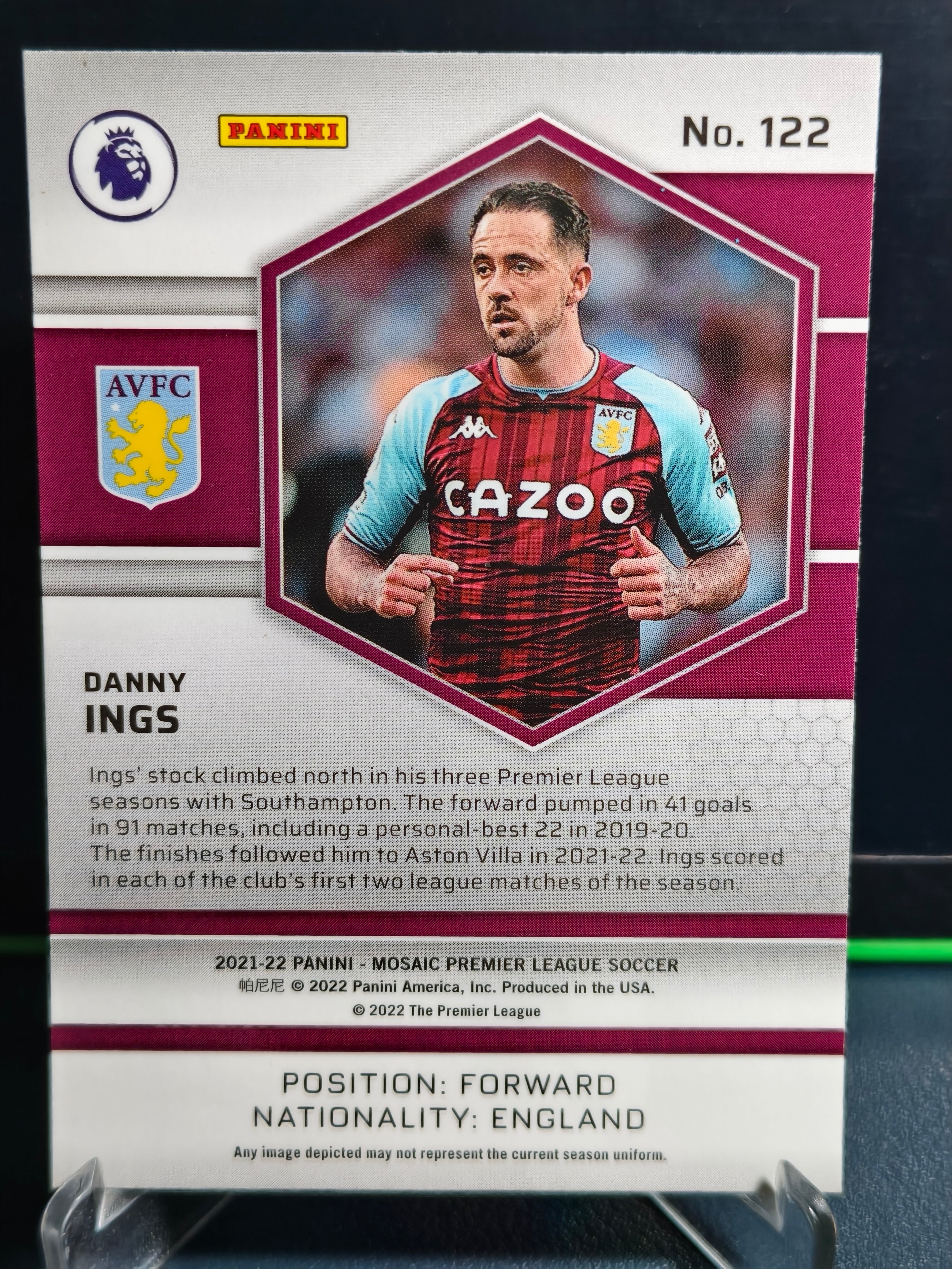 Danny Ings - Base Card - Panini Mosaic PL 21-22