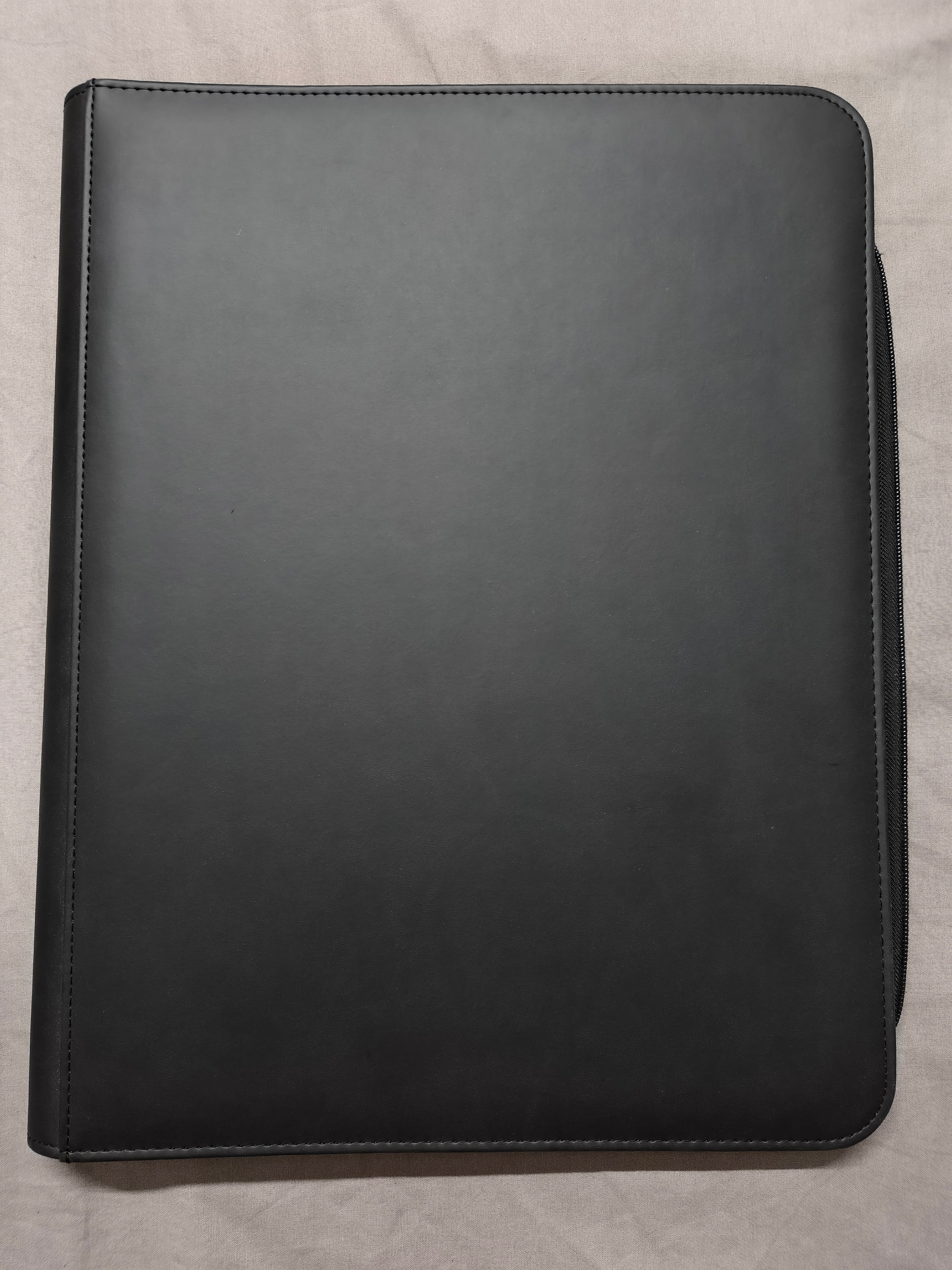 3x3 Zip Toploader Binder (12-Pocket Pages)