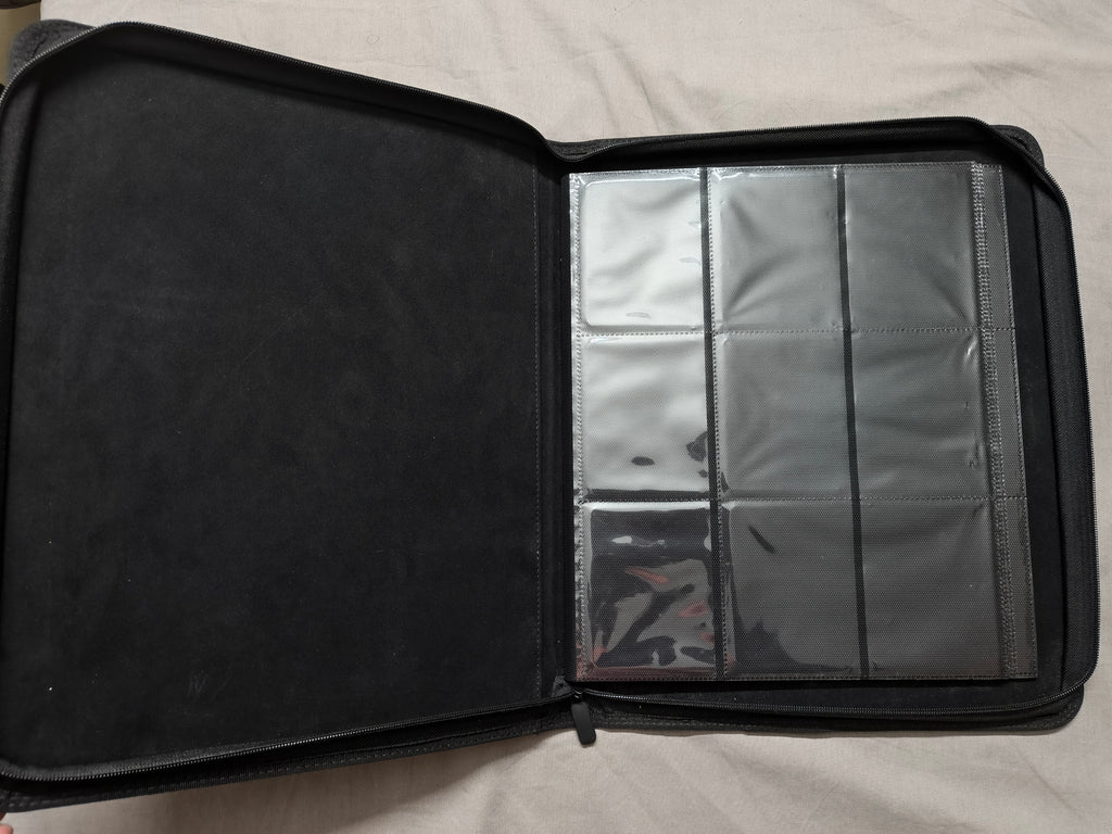 3x3 Zip Toploader Binder (12-Pocket Pages)