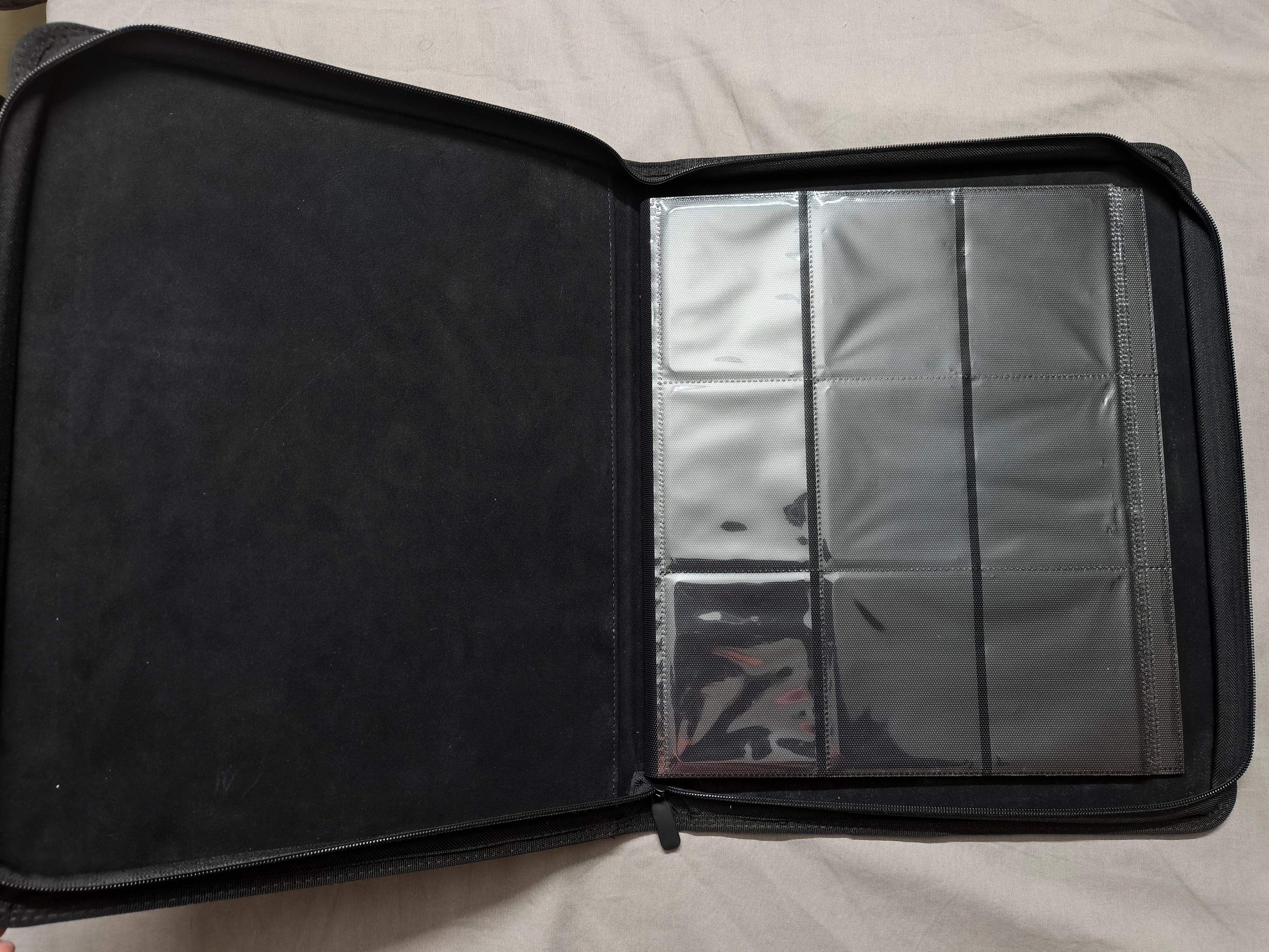 3x3 Zip Toploader Binder (12-Pocket Pages)