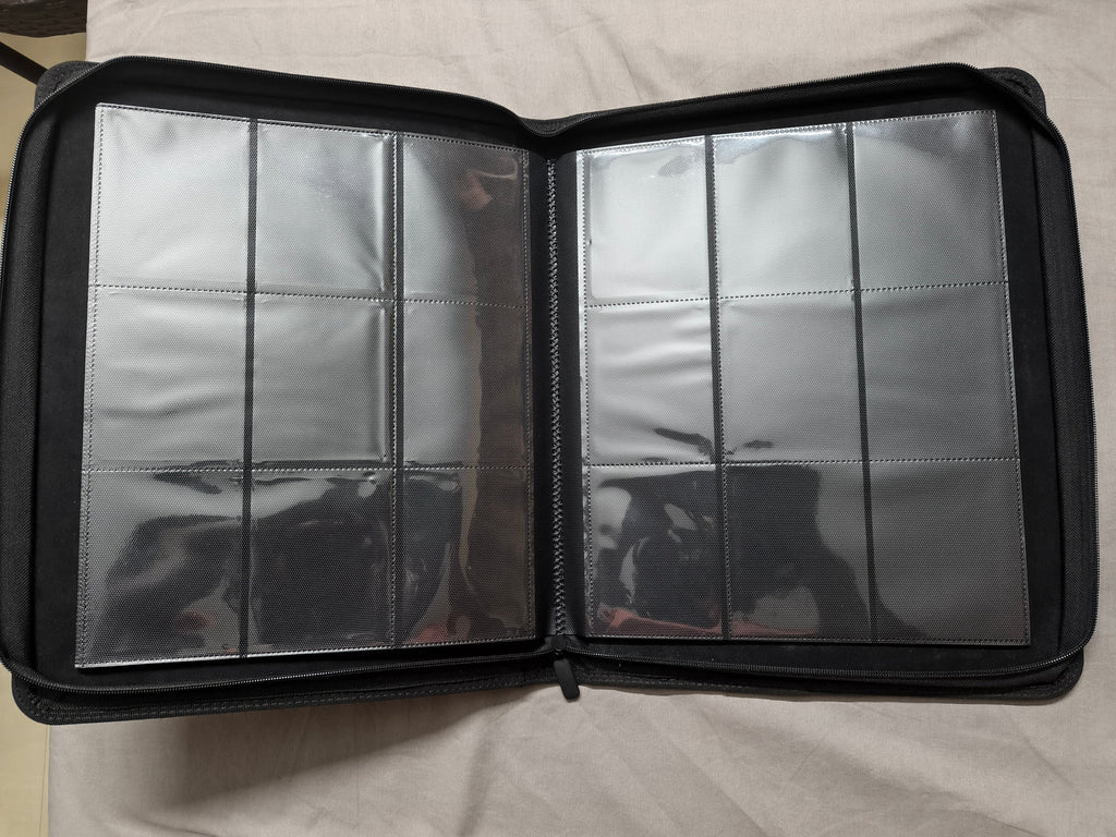 3x3 Zip Toploader Binder (12-Pocket Pages)