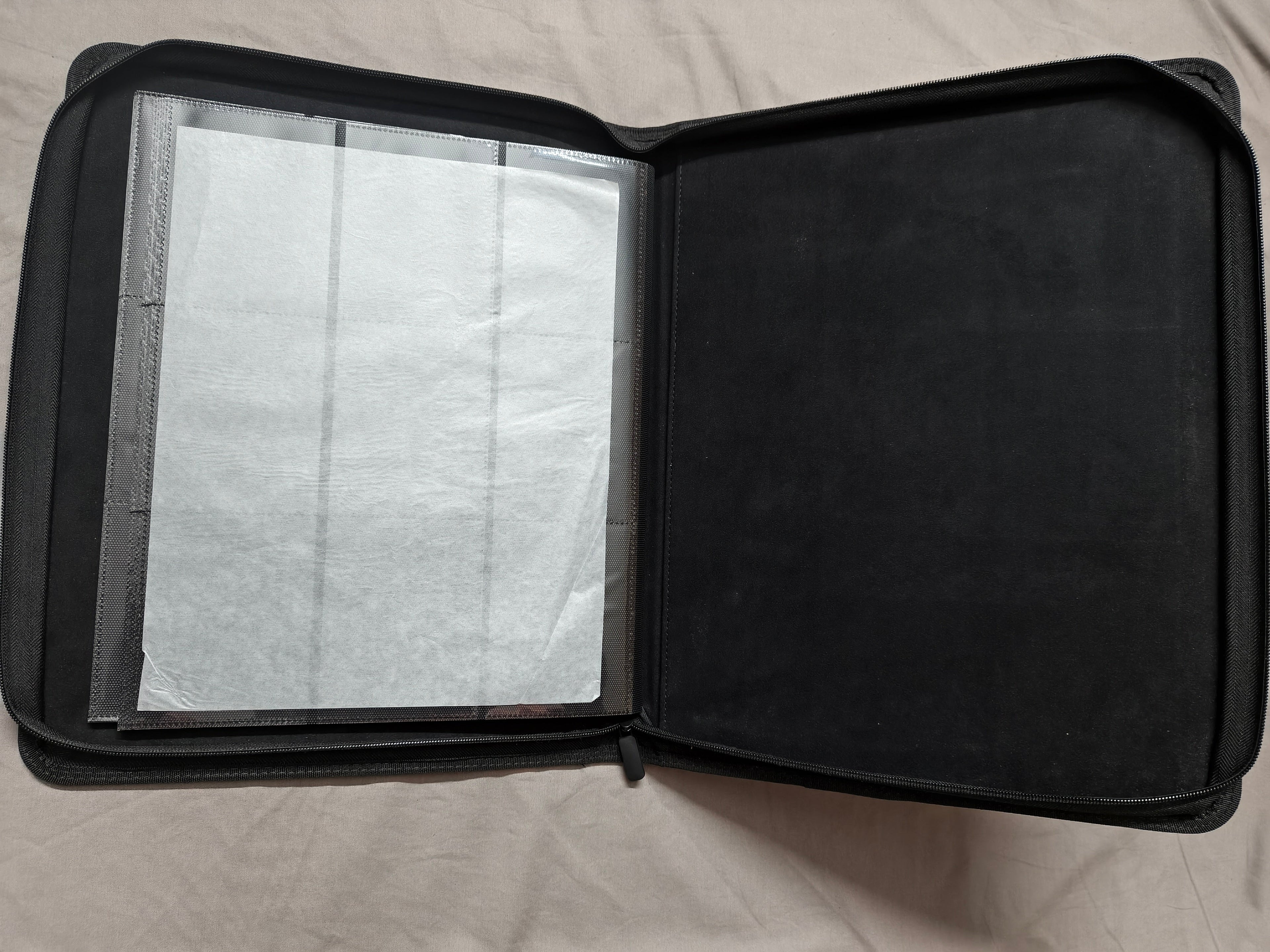 3x3 Zip Toploader Binder (12-Pocket Pages)