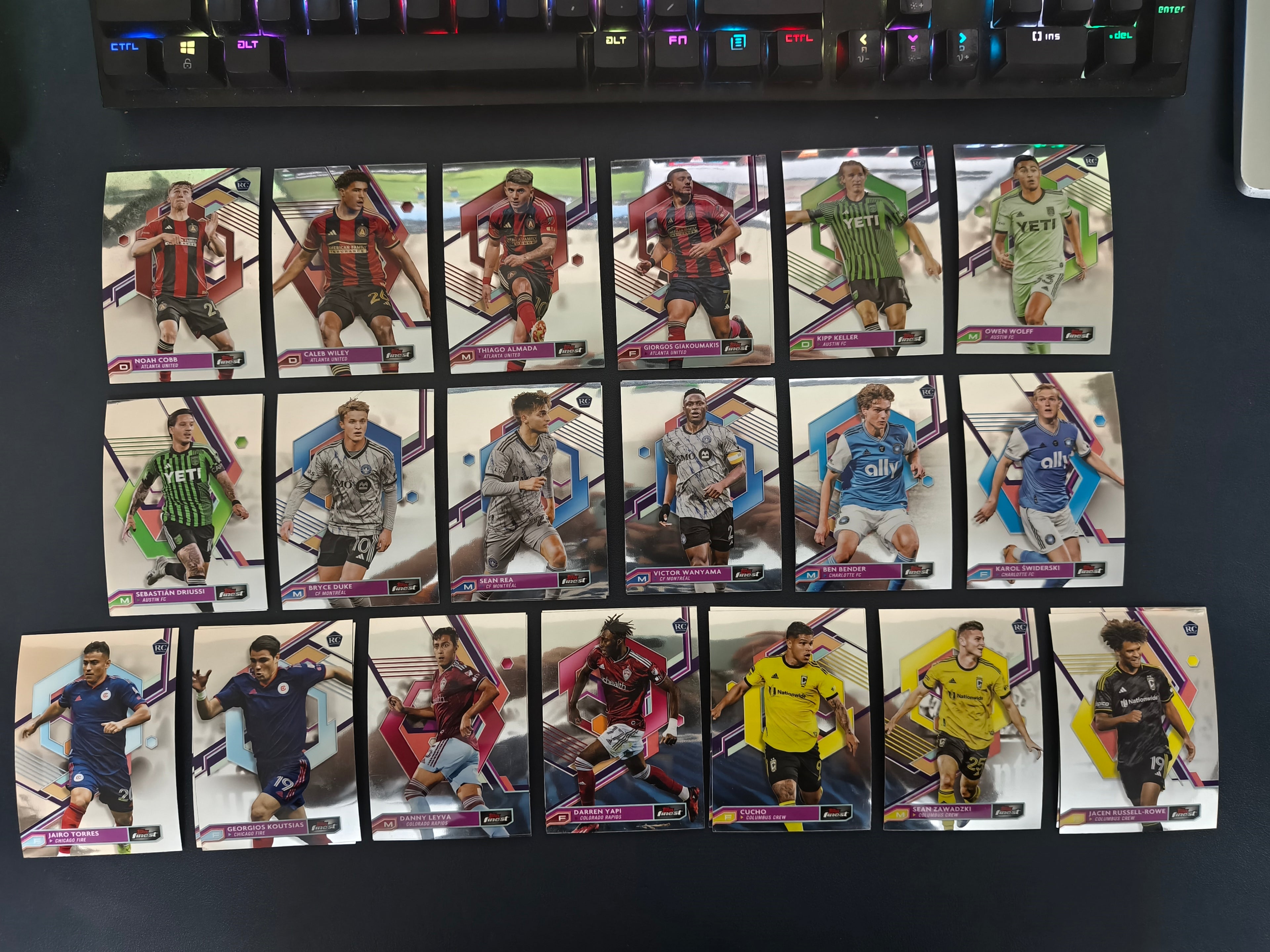 (Pick your Player #1) - Base Card - Topps Finest MLS 23