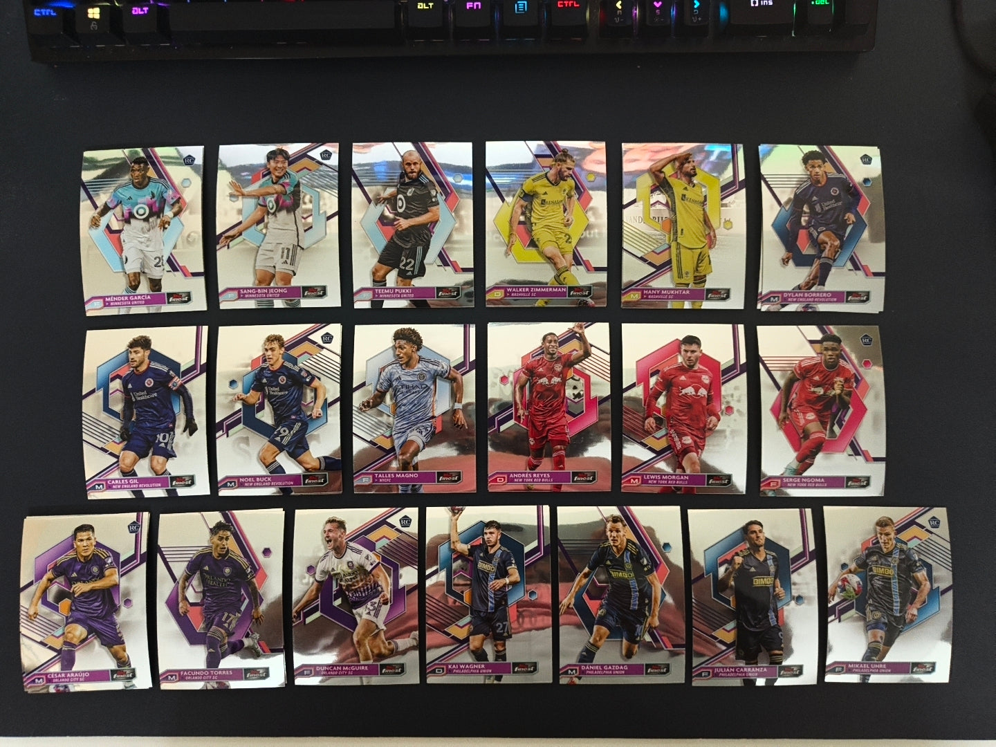 (Pick your Player #3) - Base Card - Topps Finest MLS 23