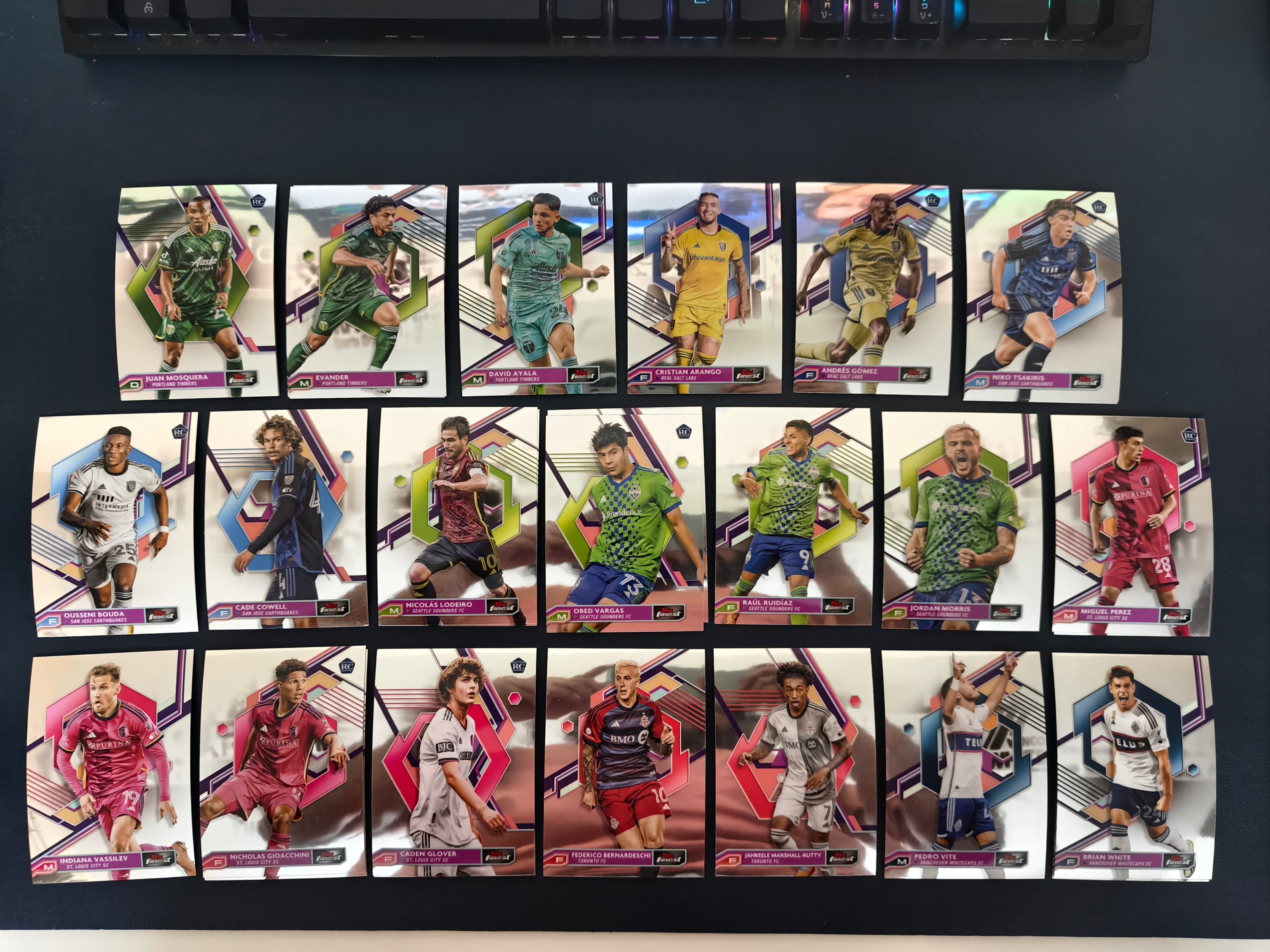 (Pick your Player #4) - Base Card - Topps Finest MLS 23