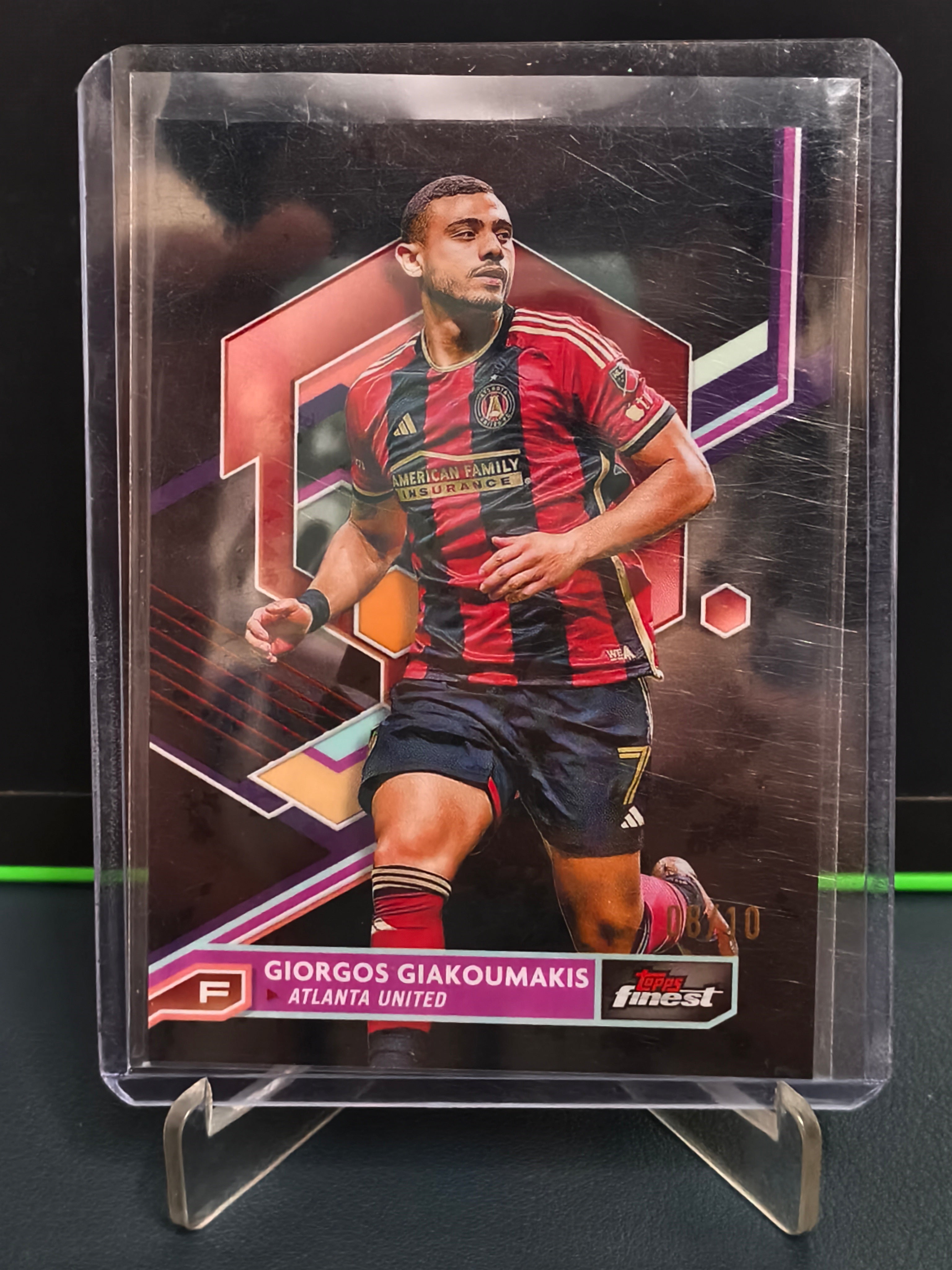 Giorgos Giakoumakis - 8/10 Card - Topps Finest MLS 23