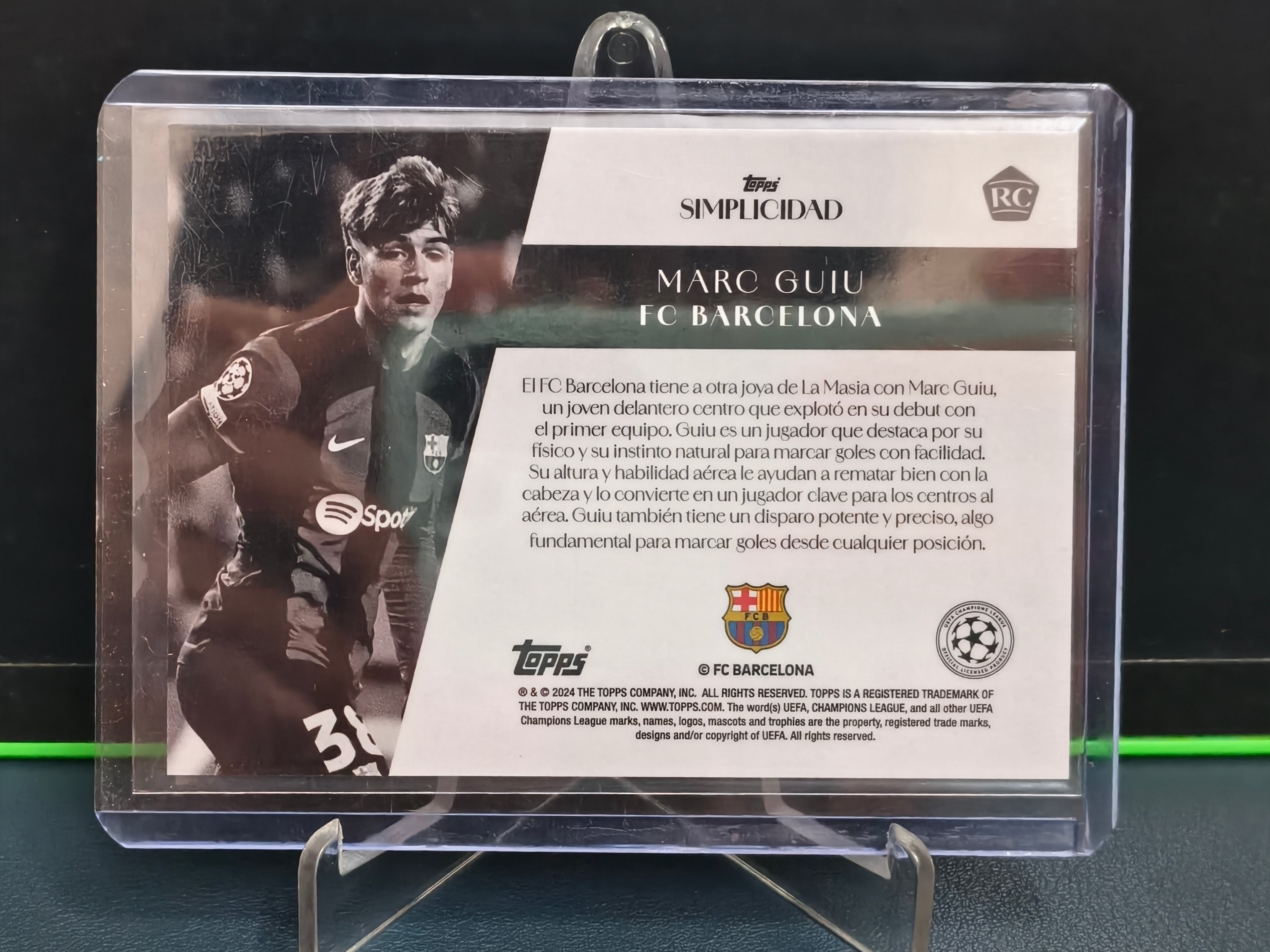 Marc Guiu - 8/10 Card - Topps Simplicidad 23-24