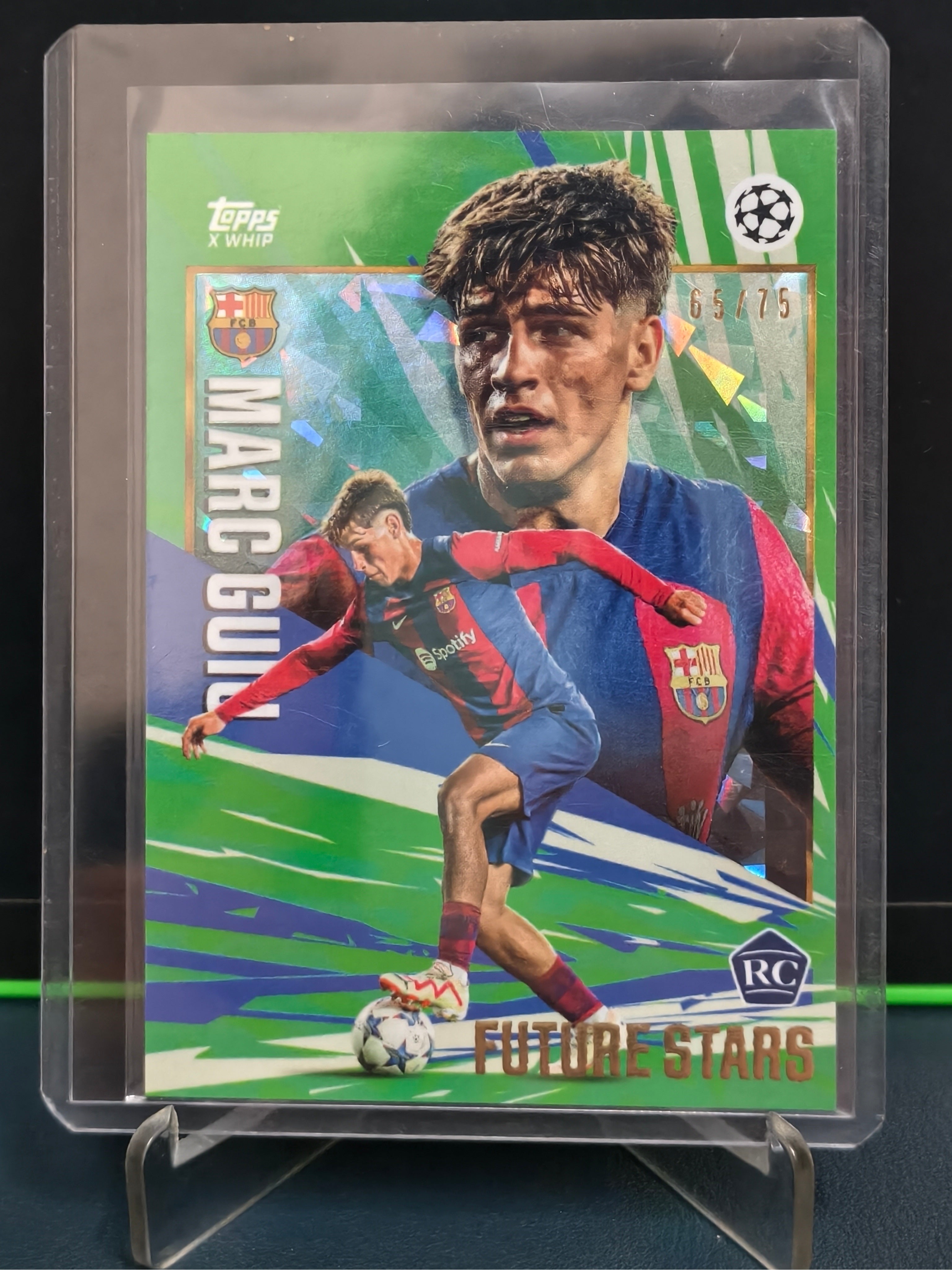 Marc Guiu - 65/75 Future Stars Card - Topps UCC Gold 23-24