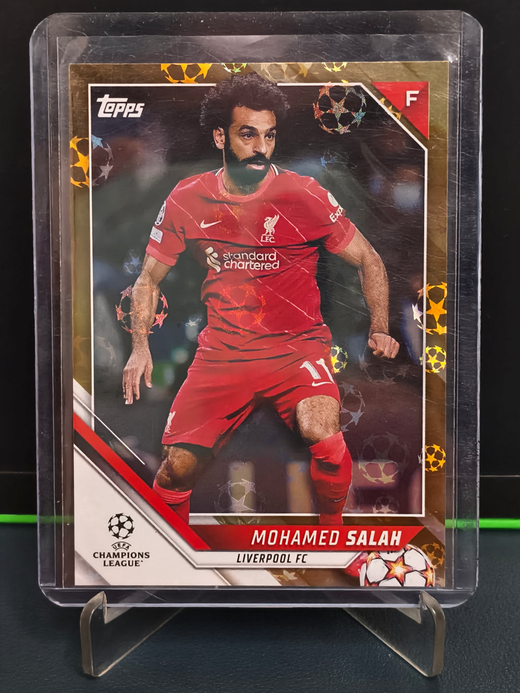 Mohamed Salah - 25/50 Starball Card - Topps UCL 21-22