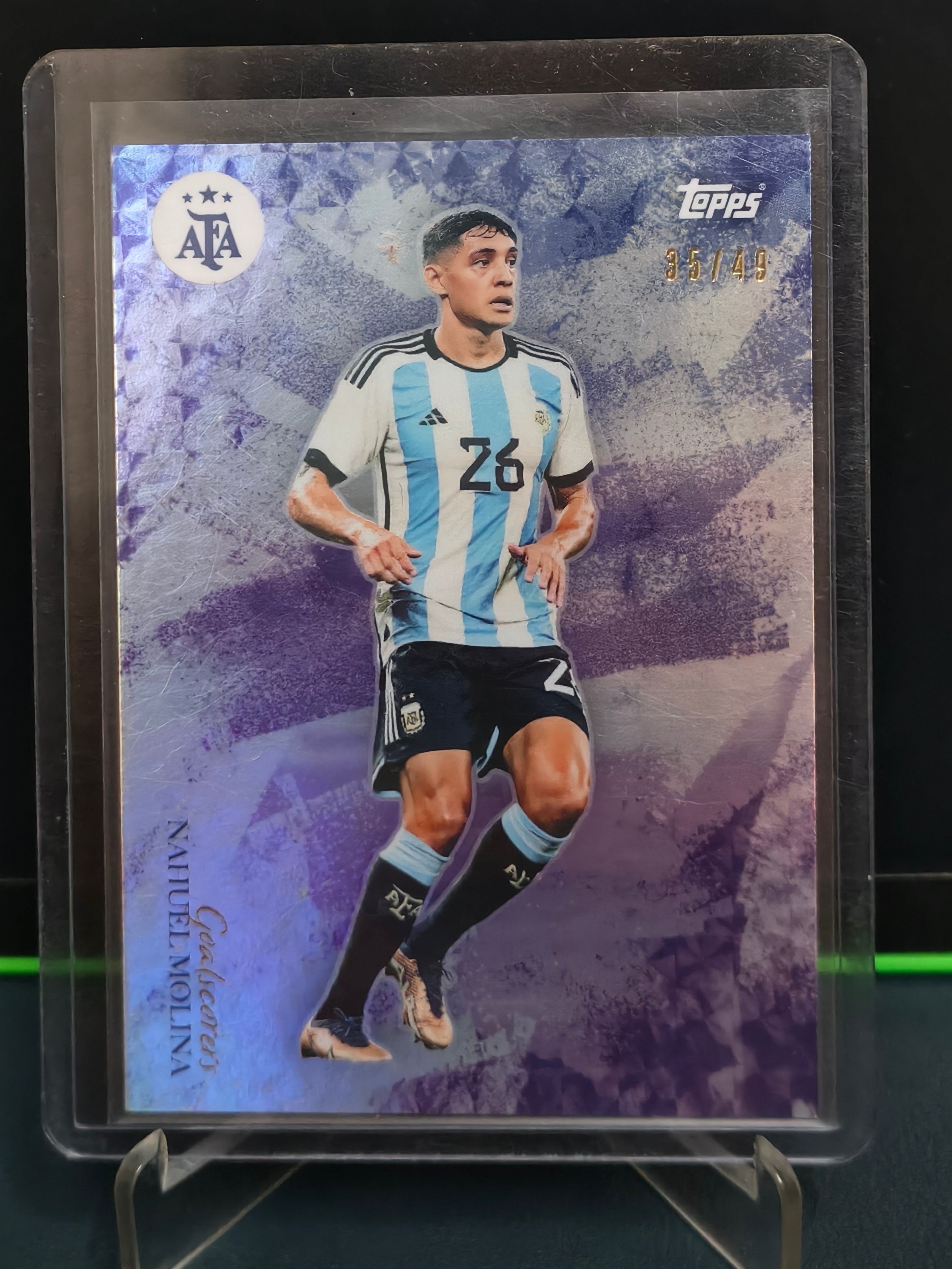Nahuel Molina - 35/49 Card - Topps Argentina World Champions 2023