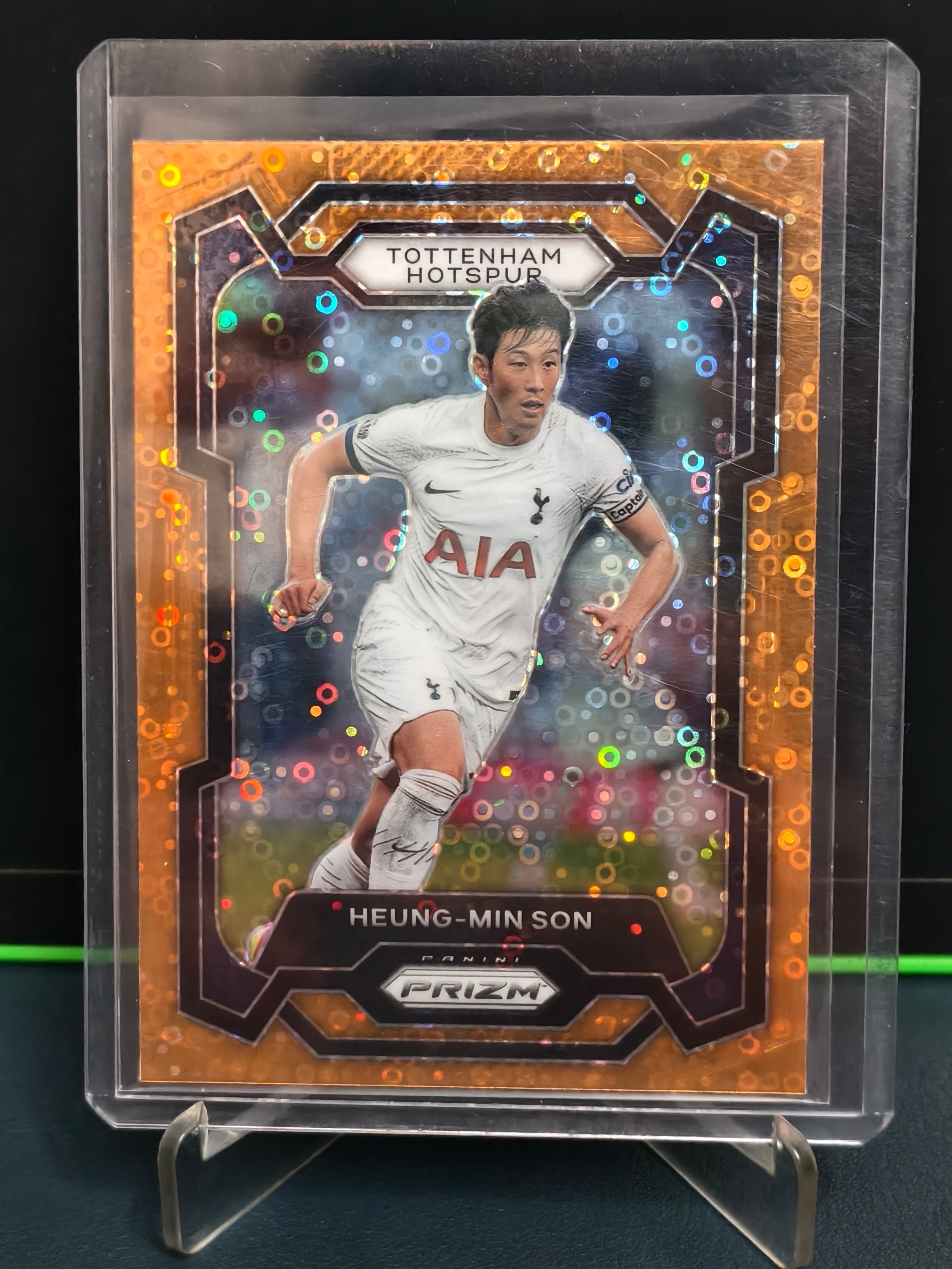 Heung Min Son - Orange Disco Card - Panini Prizm PL 23-24