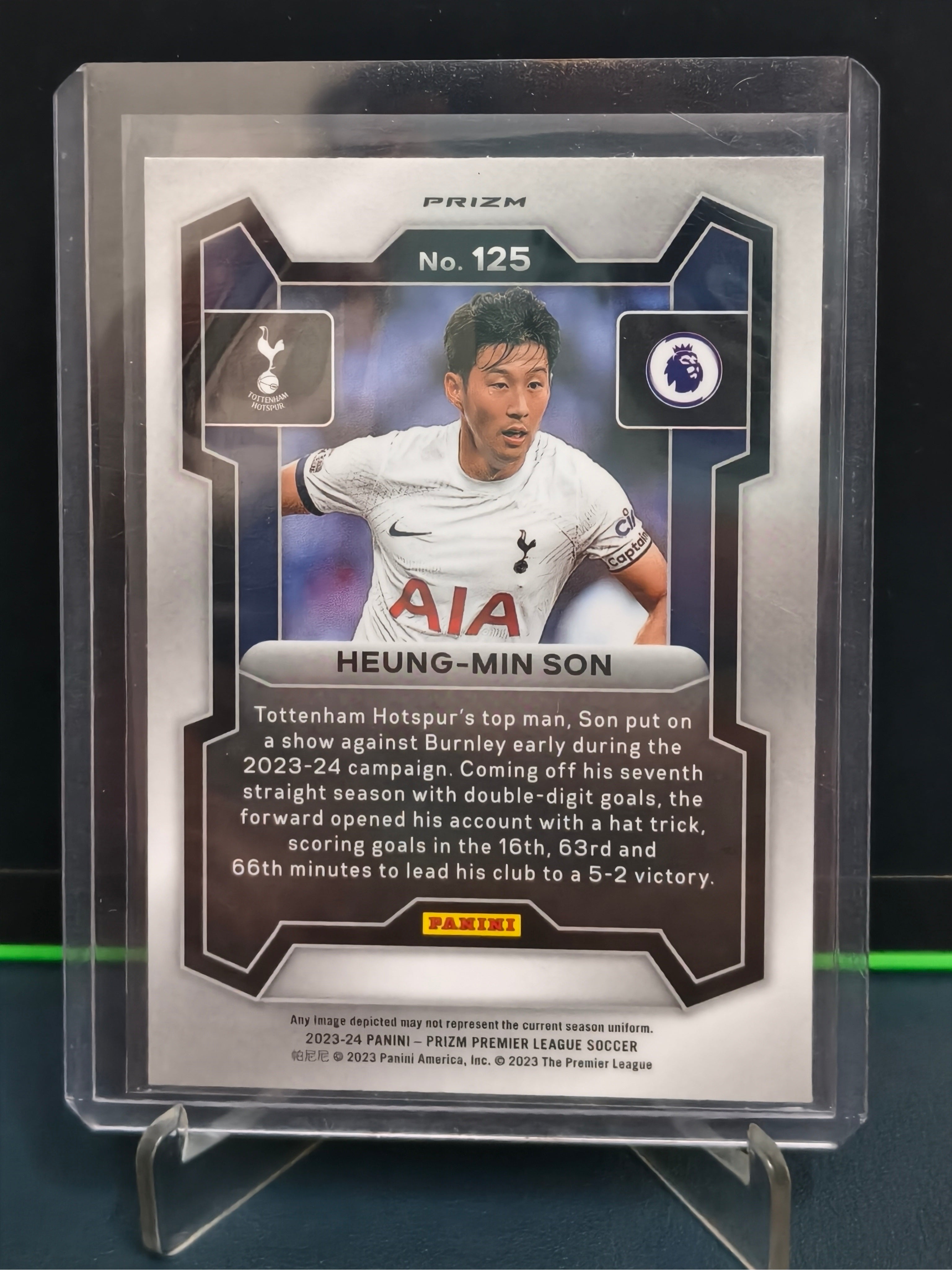 Heung Min Son - Orange Disco Card - Panini Prizm PL 23-24