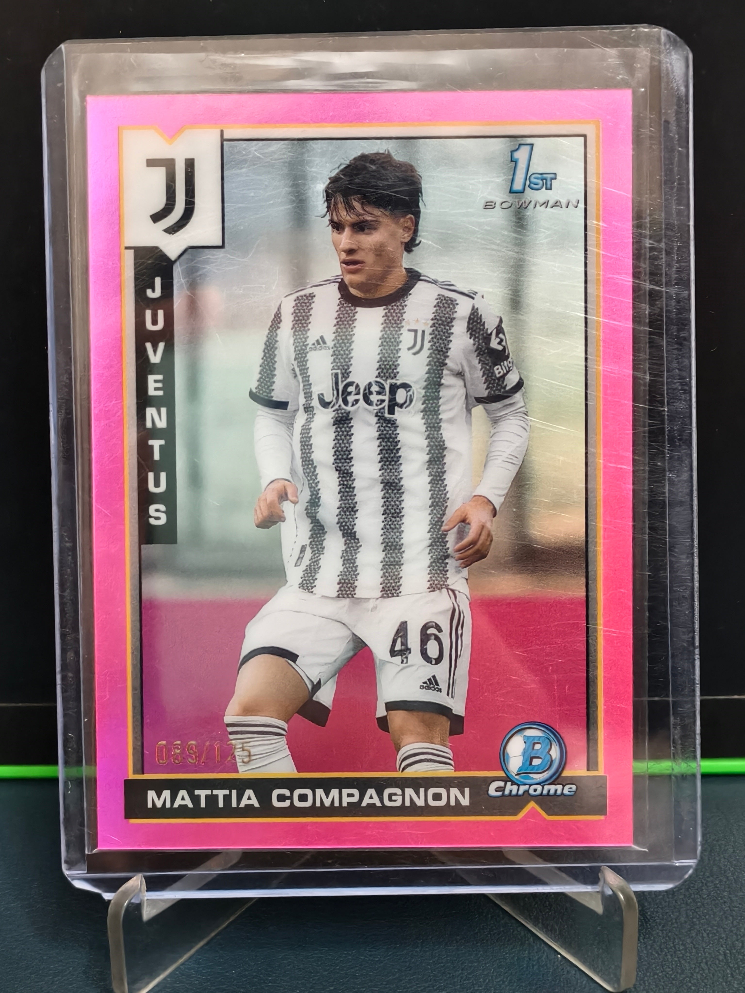 Mattia Compagnon - 89/125 Card - Topps Juventus Chrome 22-23