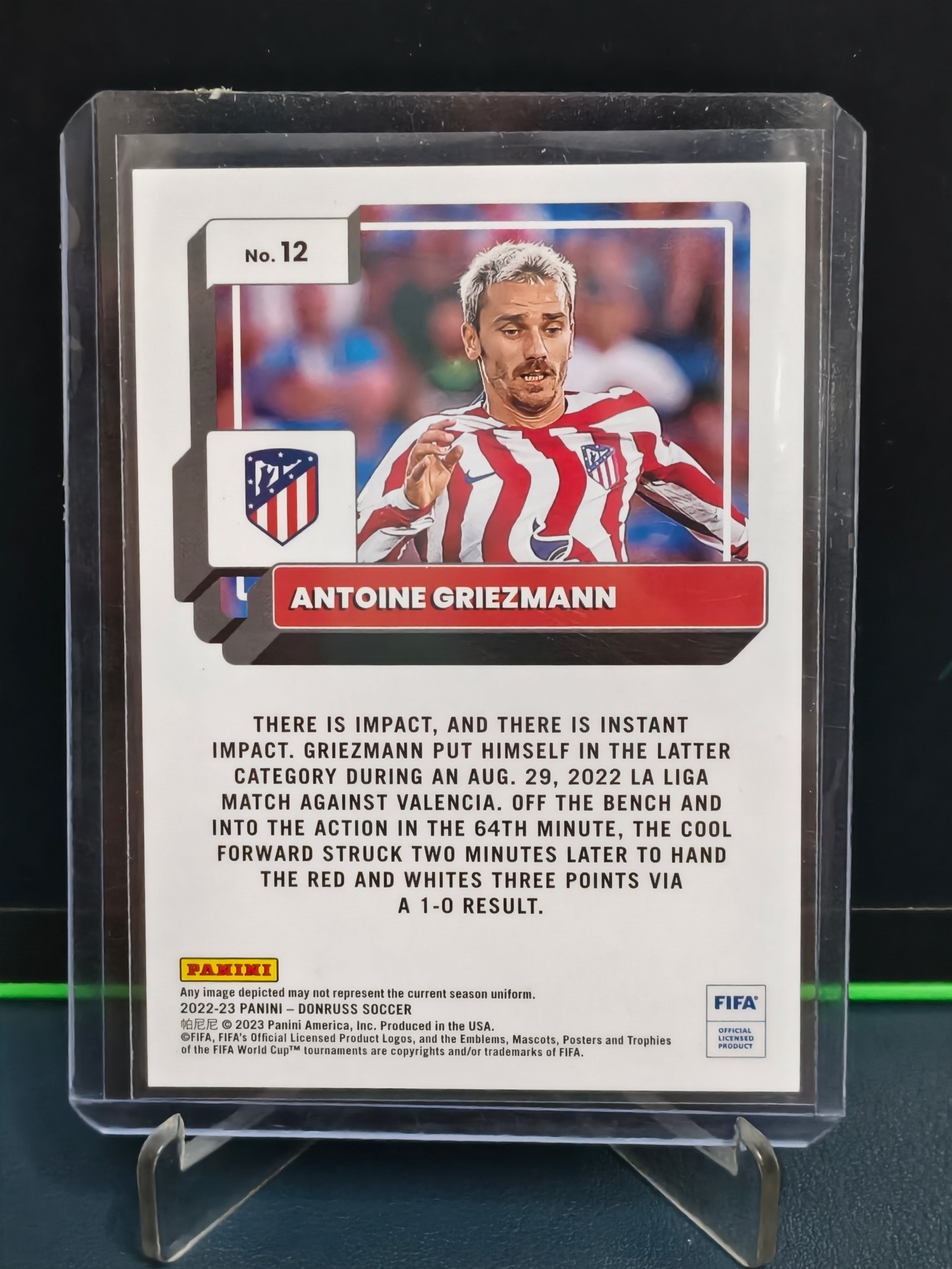 Antoine Griezmann - 22/99 Card - Panini Donruss Soccer 22-23