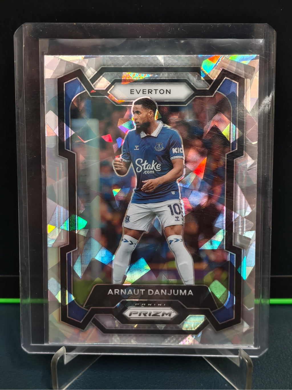 Arnaut Danjuma - Cracked Ice Card - Panini Prizm PL 23-24