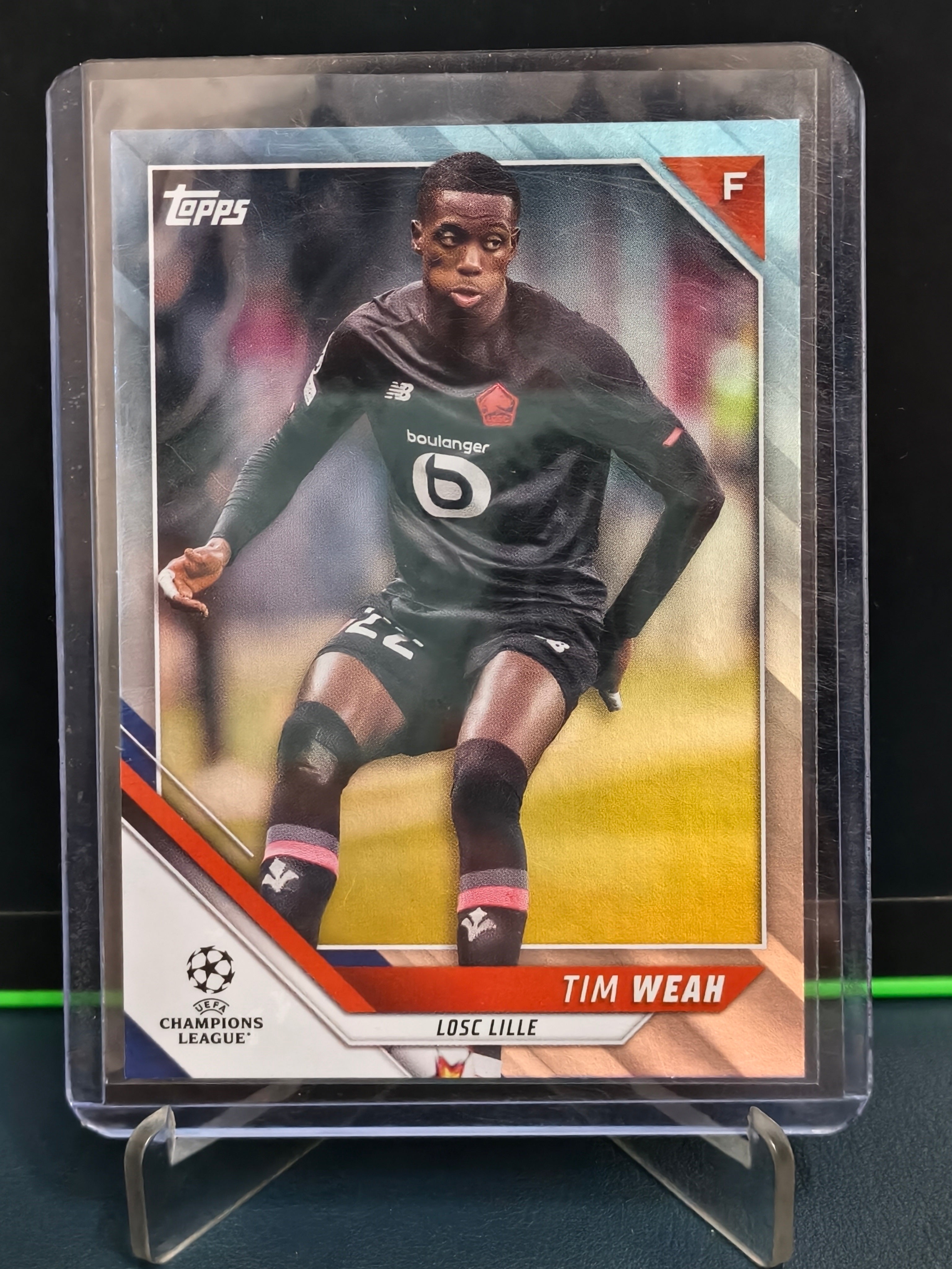 Tim Weah - 28/75 Card - Topps UCL 21-22