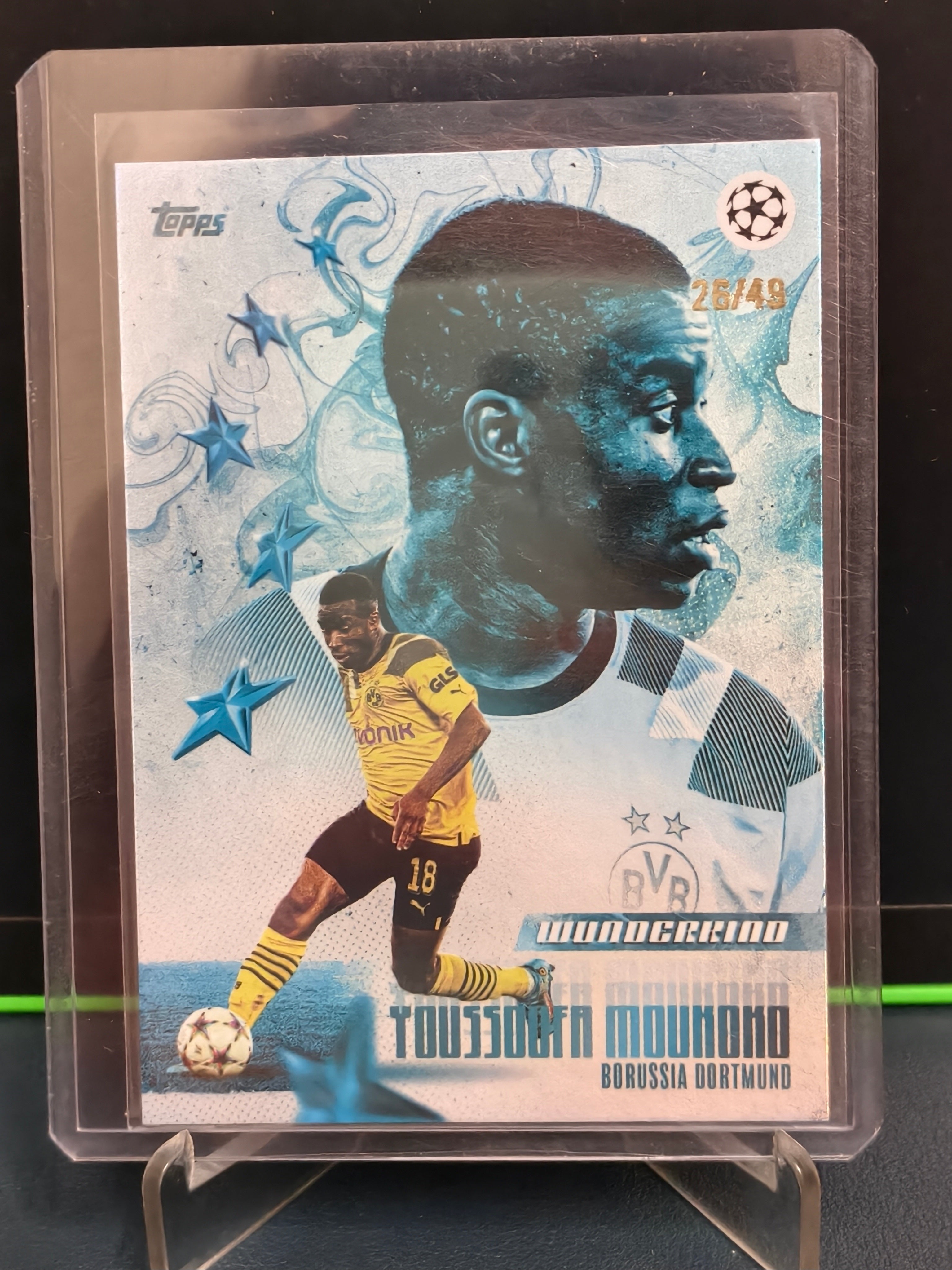 Youssoufa Moukoko - 26/49 Card - Topps Musiala Curated Set 22-23