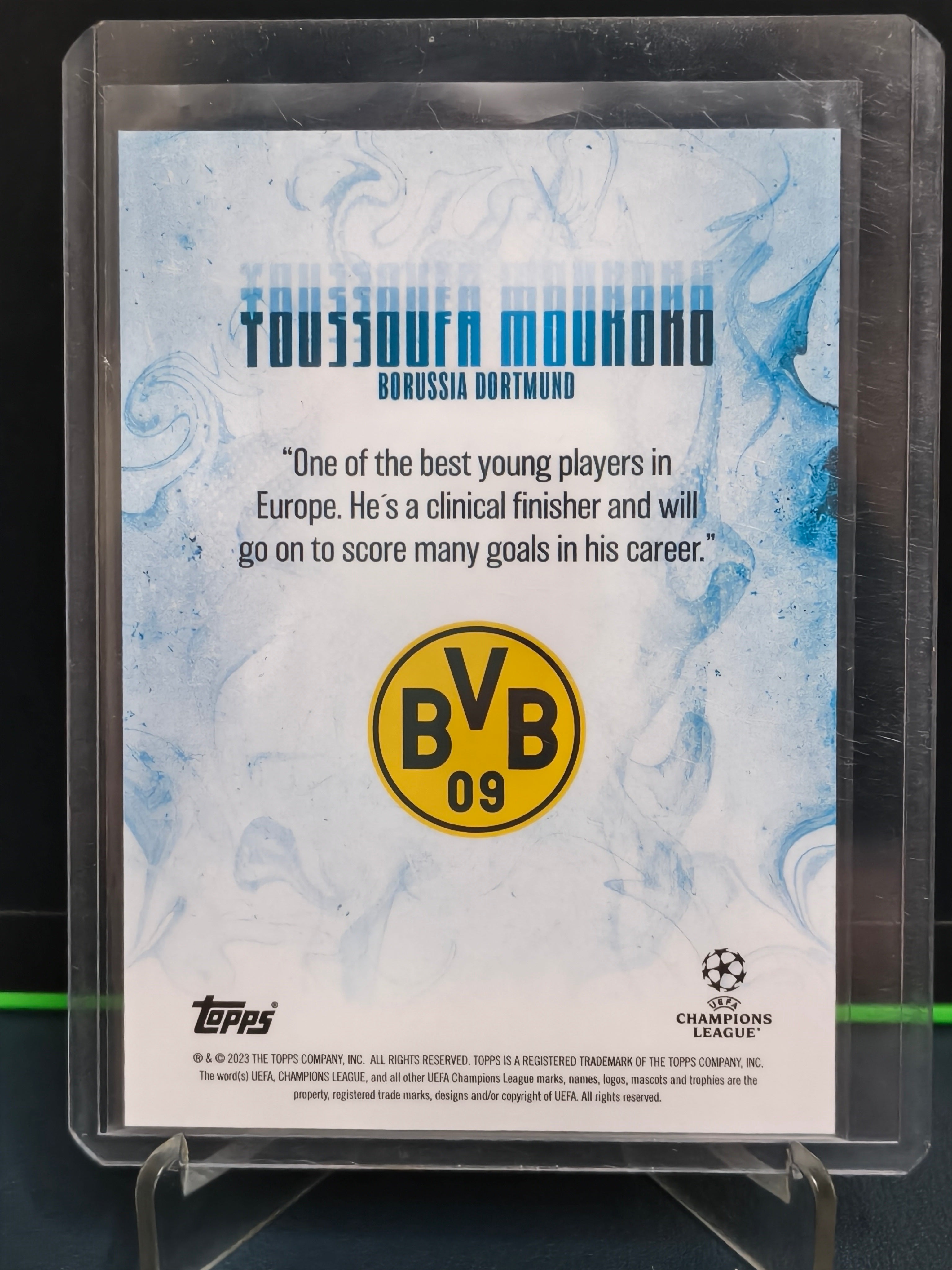 Youssoufa Moukoko - 31/49 Card - Topps Musiala Curated Set 22-23