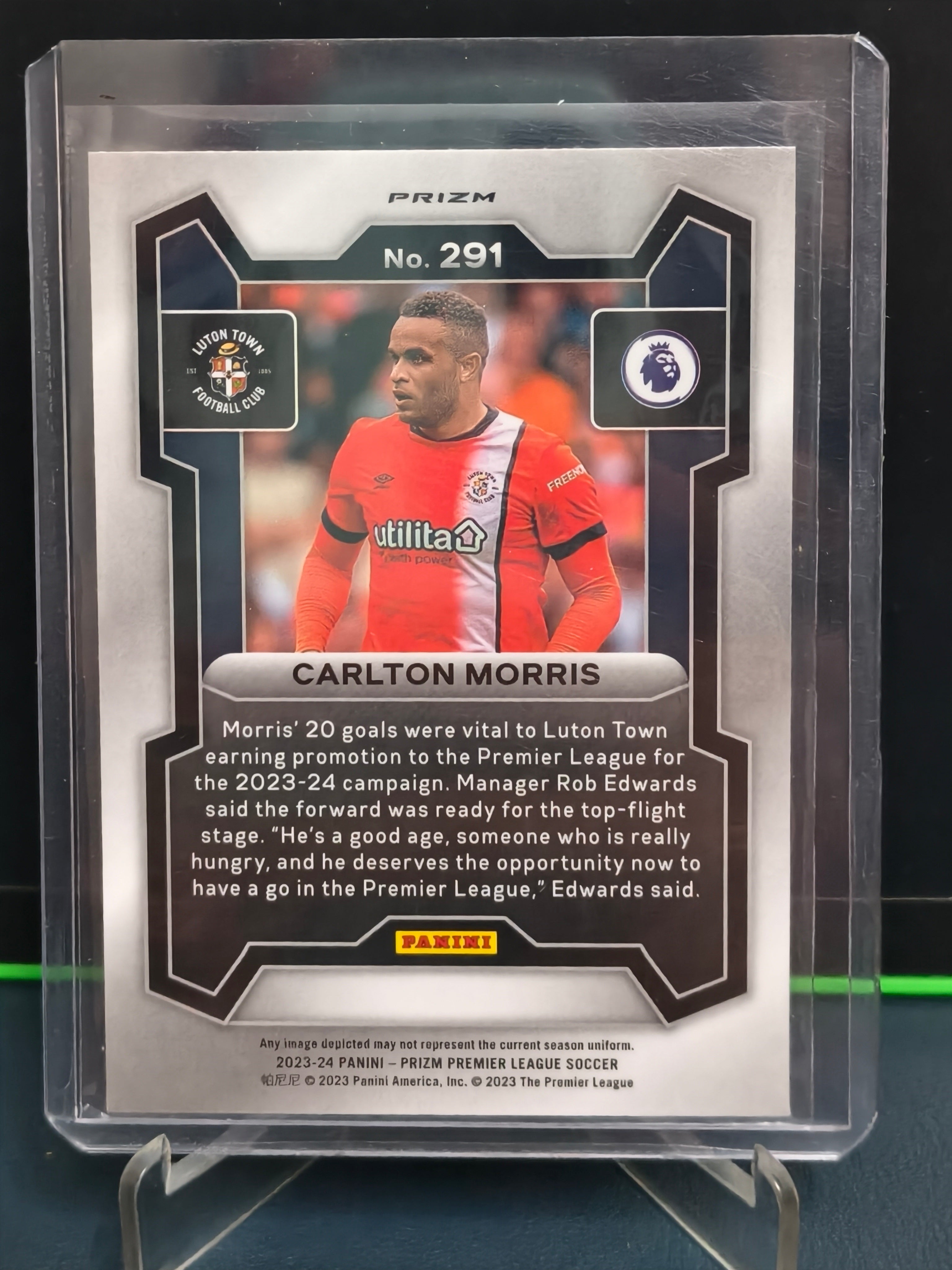 Carlton Morris - Red White Blue Card - Panini Prizm PL 23-24