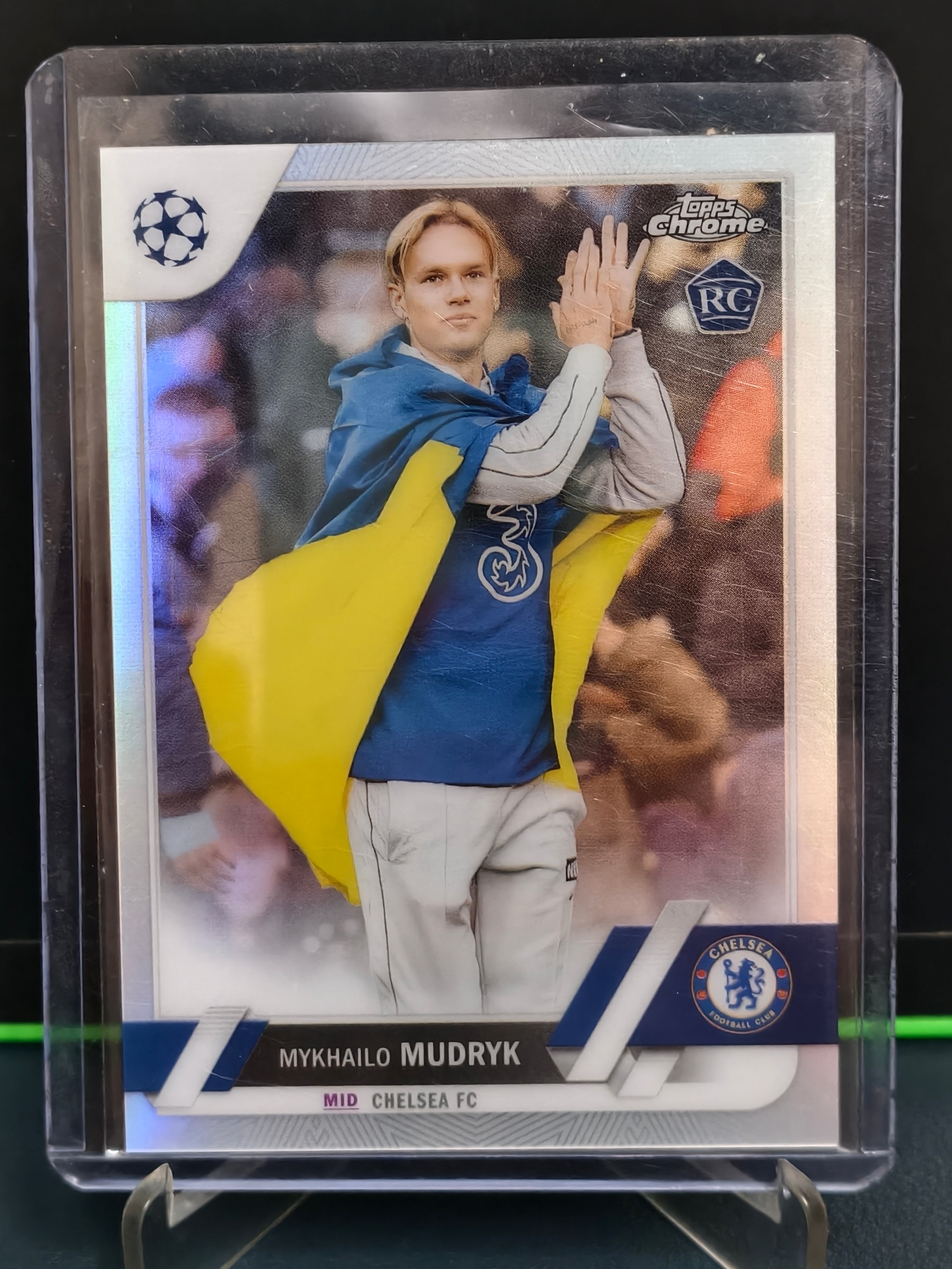 Mykhailo Mudryk - Refractor Card - Topps Chrome UCC 22-23