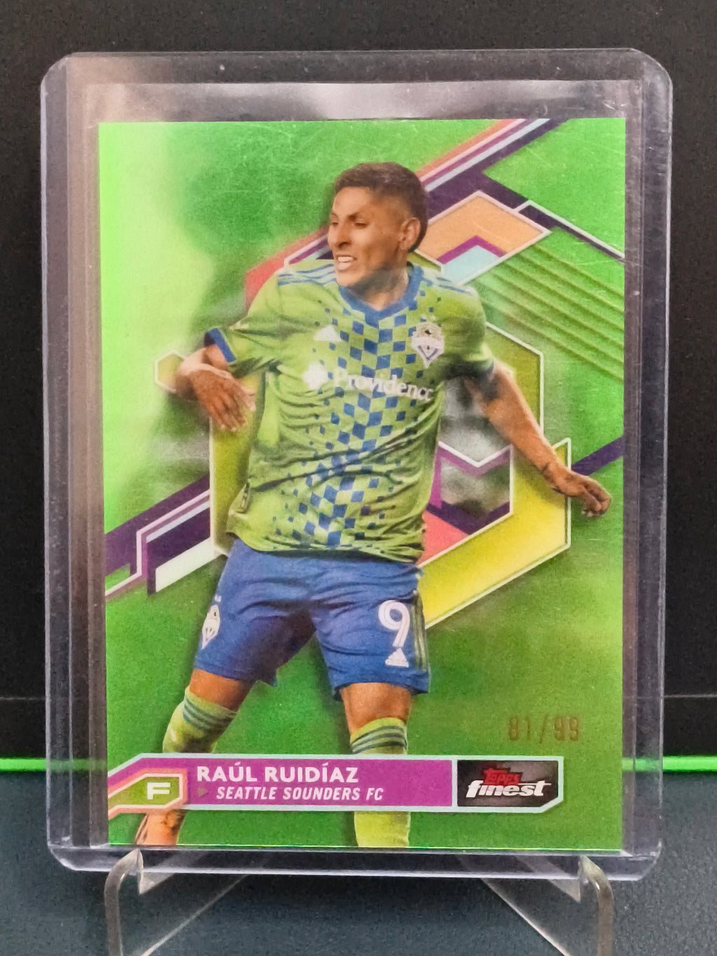 Raul Ruidiaz - 81/99 Card - Topps Finest MLS 23