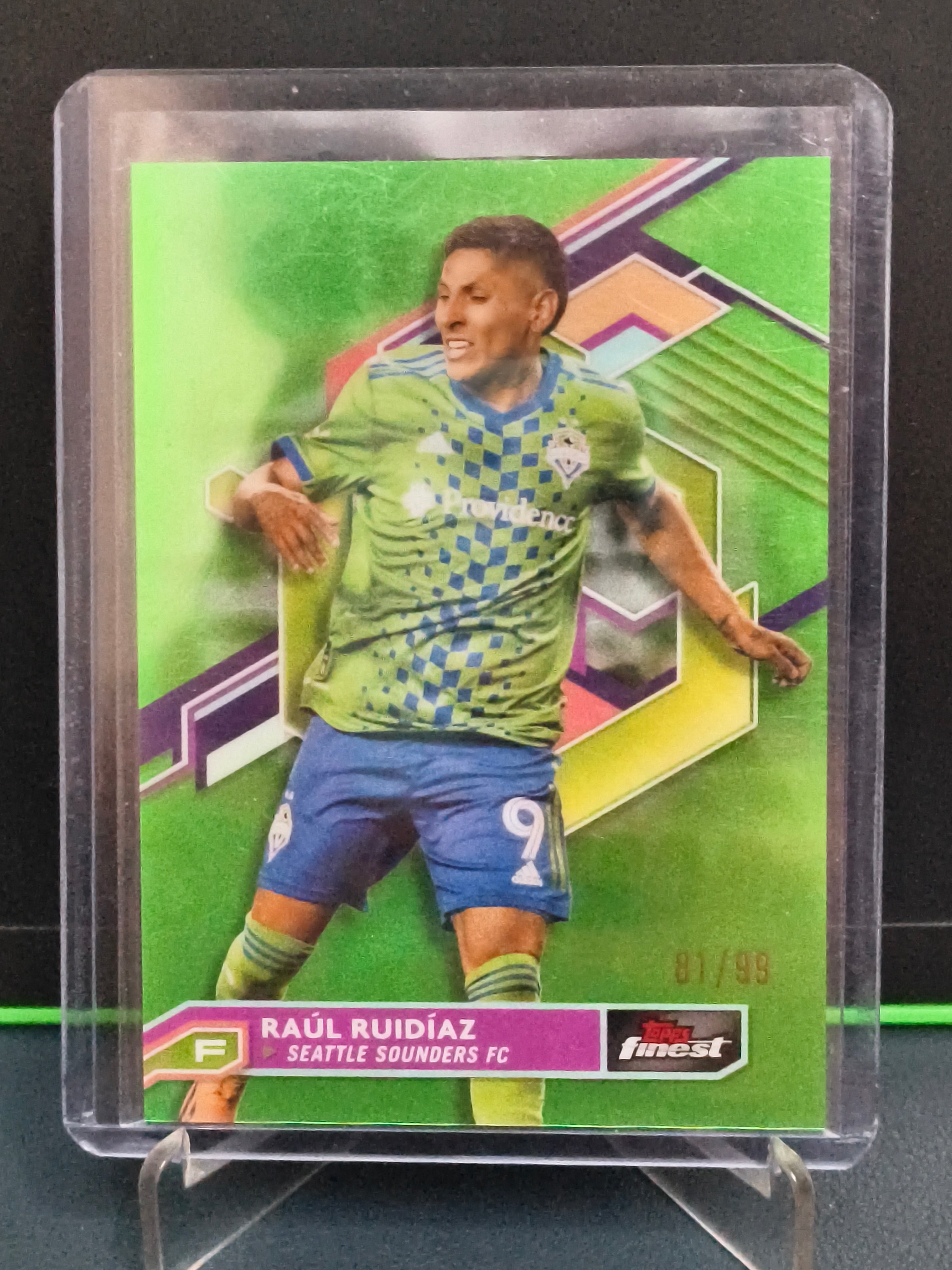 Raul Ruidiaz - 81/99 Card - Topps Finest MLS 23