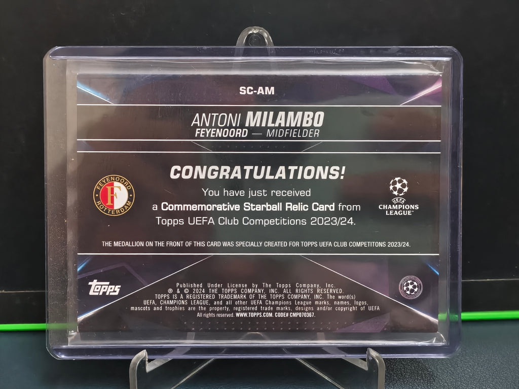 Antoni Milambo - Starball Relic Card - Topps UCC 23/24