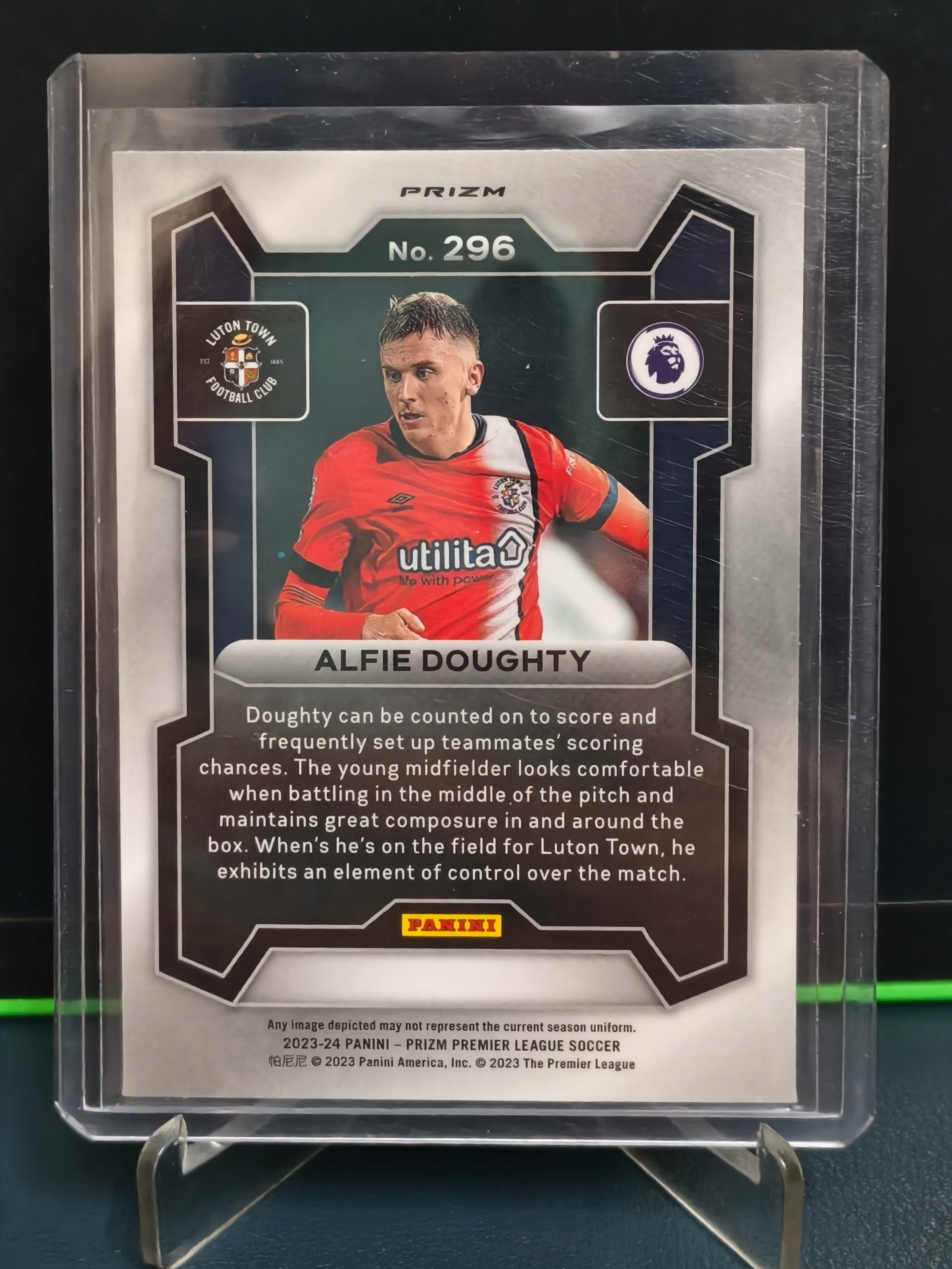 Alfie Doughty - Silver Card - Panini Prizm PL 23-24