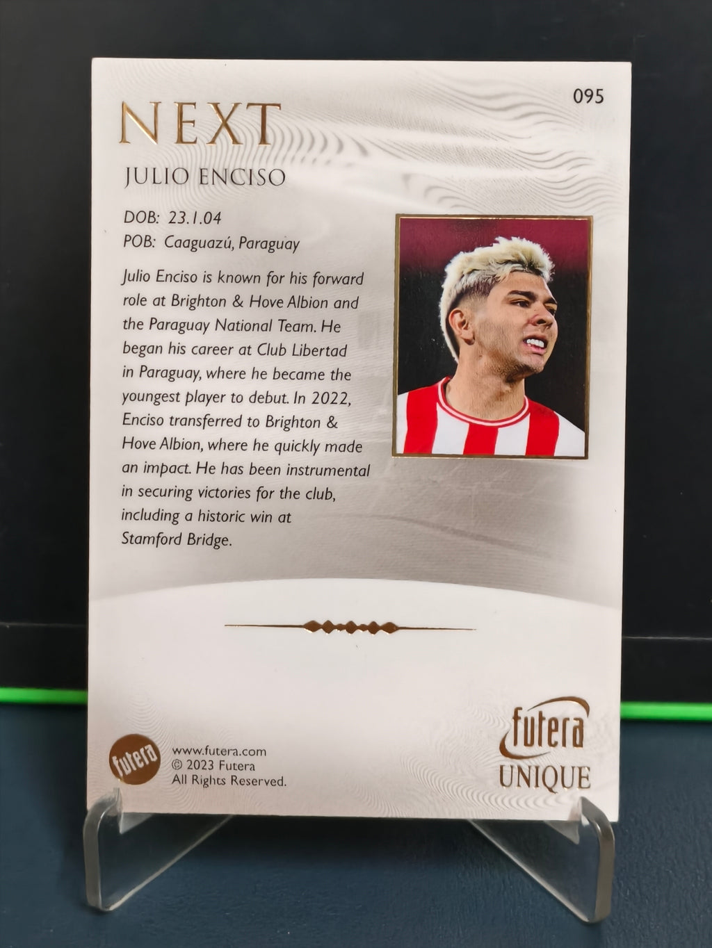 Julio Enciso - Base Card - Futera Unique 2023