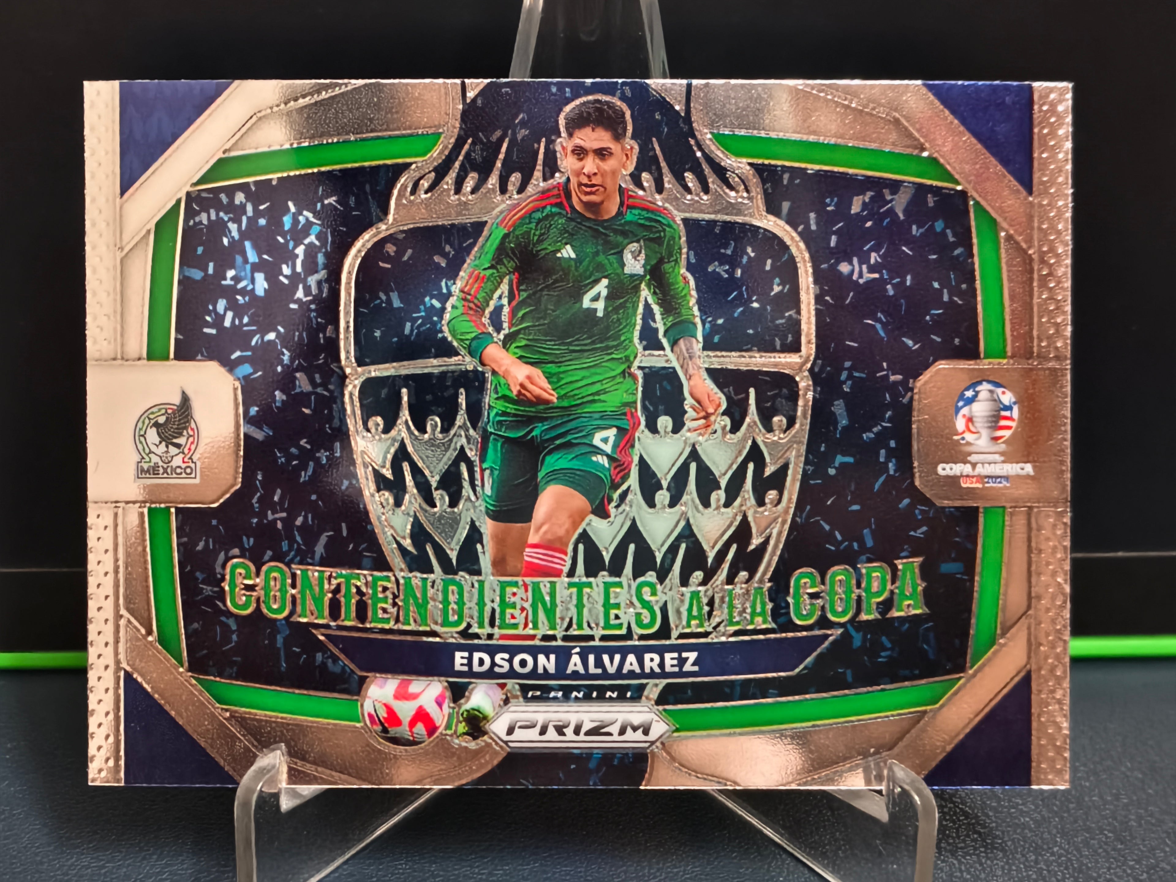 Edson Alvarez - Contendientes A La Copa Card - Panini Prizm Copa America 2024
