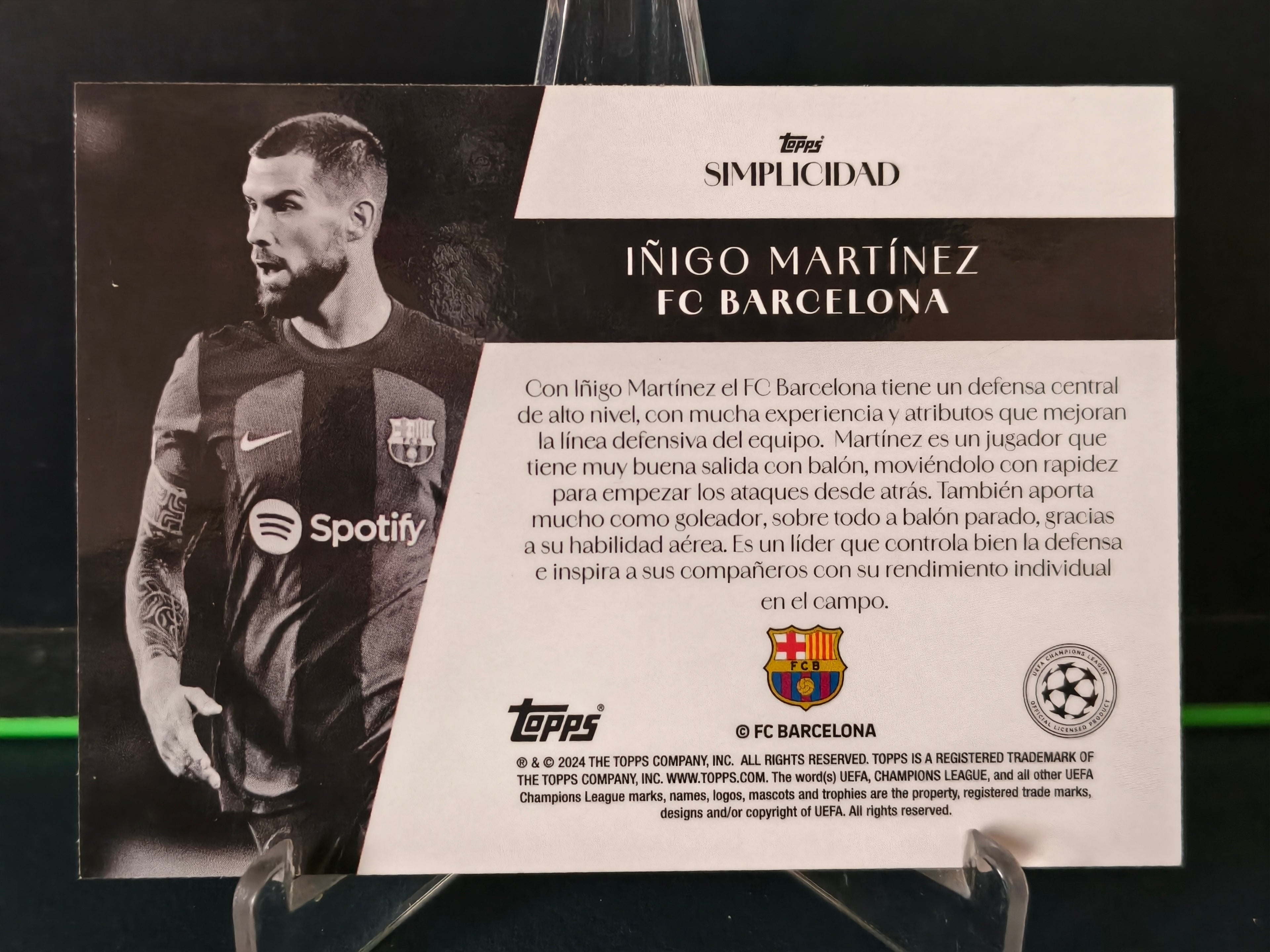 Inigo Martinez - Base Card - Topps Simplicidad 23-24