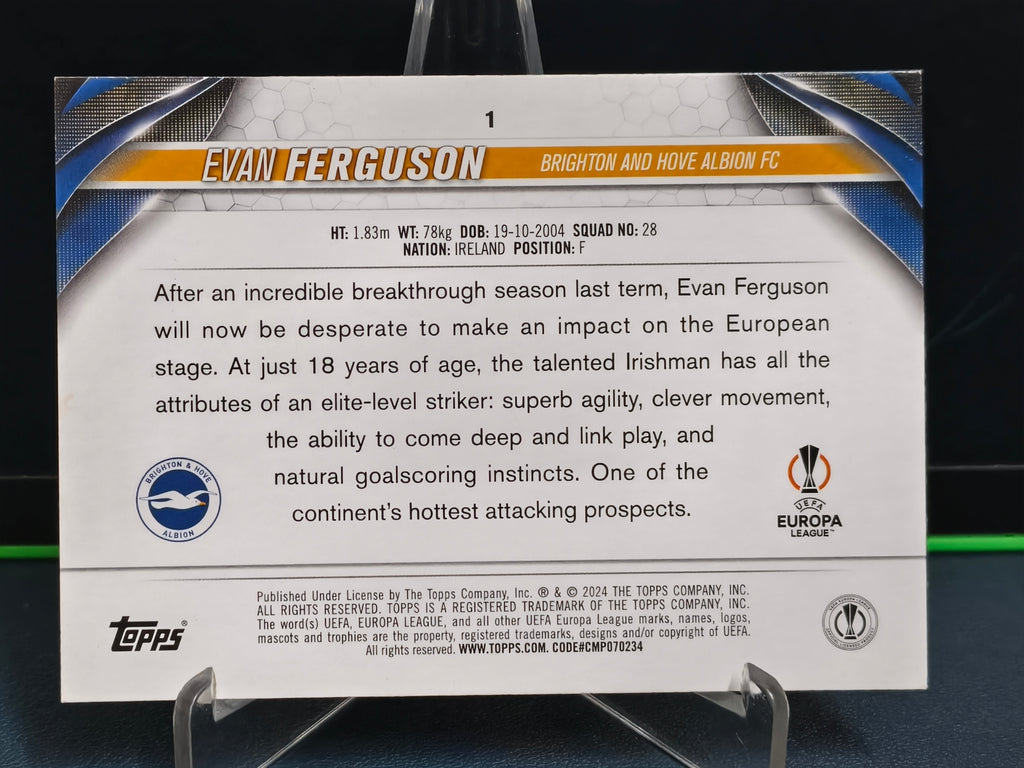 Evan Ferguson - Future Stars Card - Topps UCC 23-24