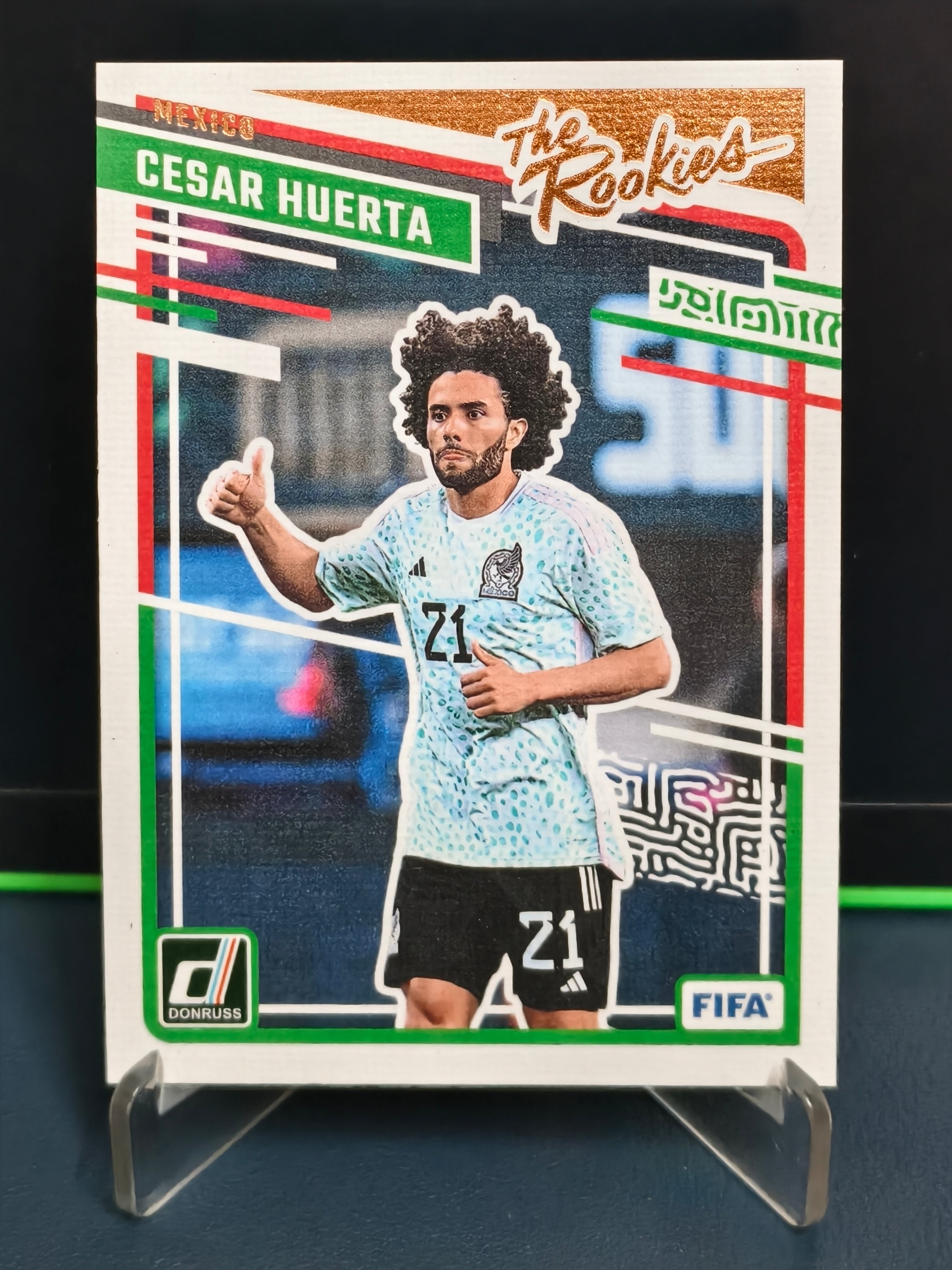 Cesar Huerta - The Rookies Card - Panini Donruss Soccer 23-24