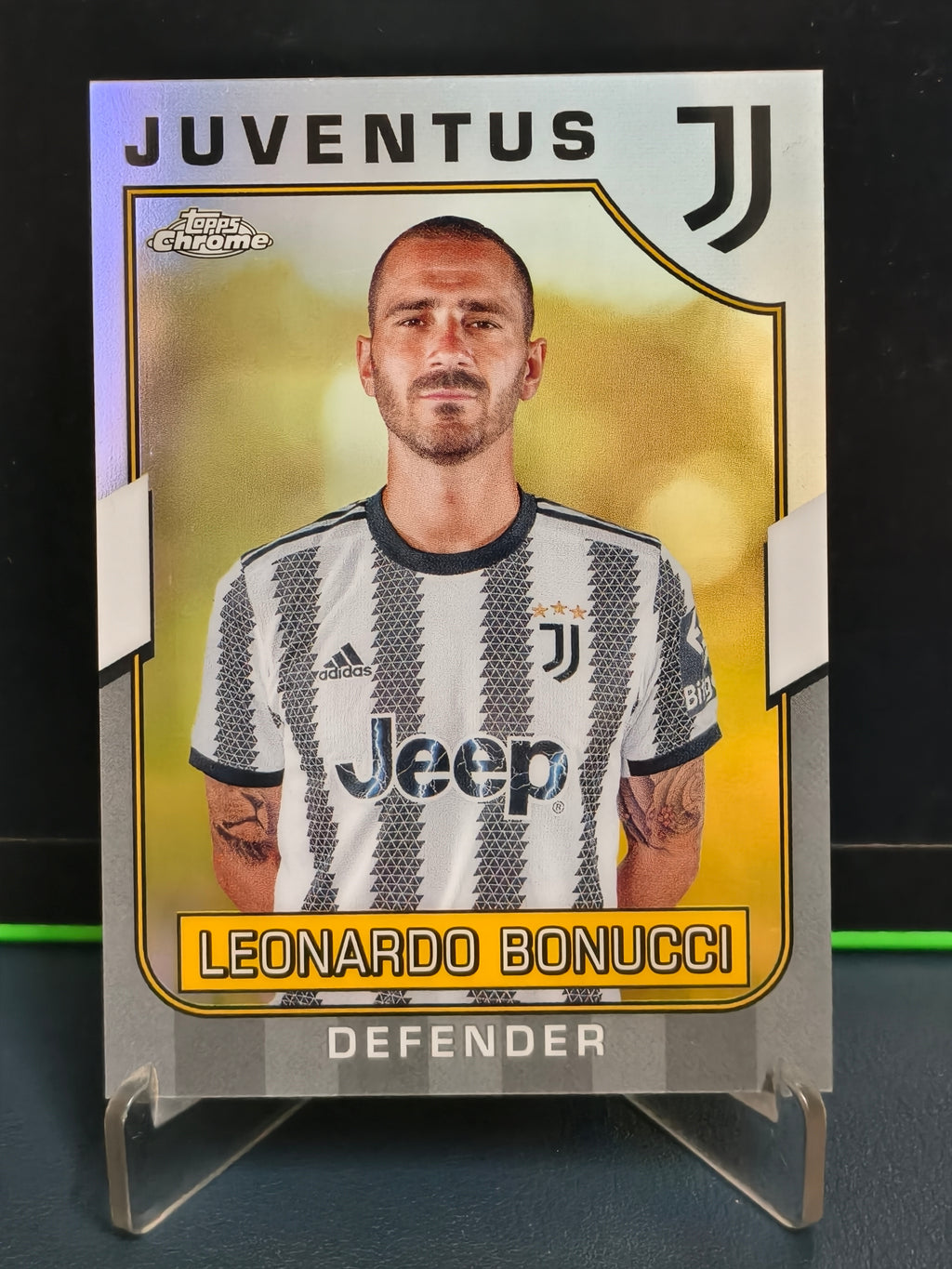 Leonardo Bonucci - Refractor Card - Topps Juventus Chrome 22-23