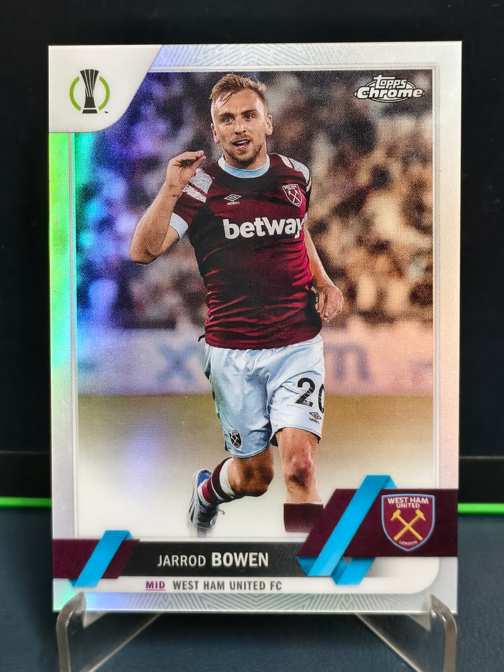 Jarrod Bowen - Refractor Card - Topps Chrome UCC 22-23