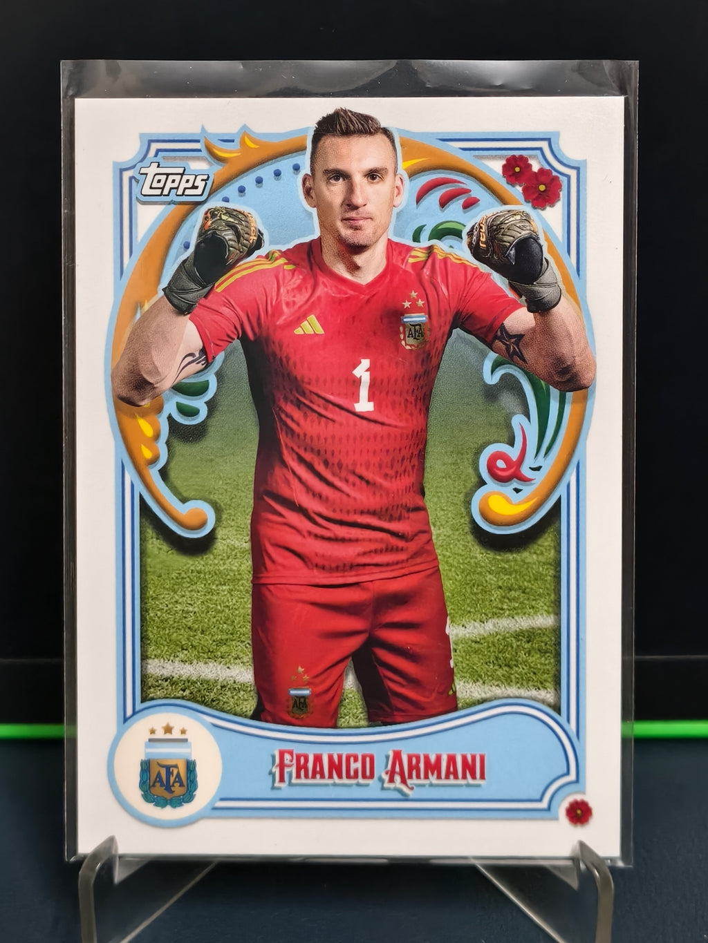 Franco Armani - Base Card - Topps Argentina Fileteado 2023