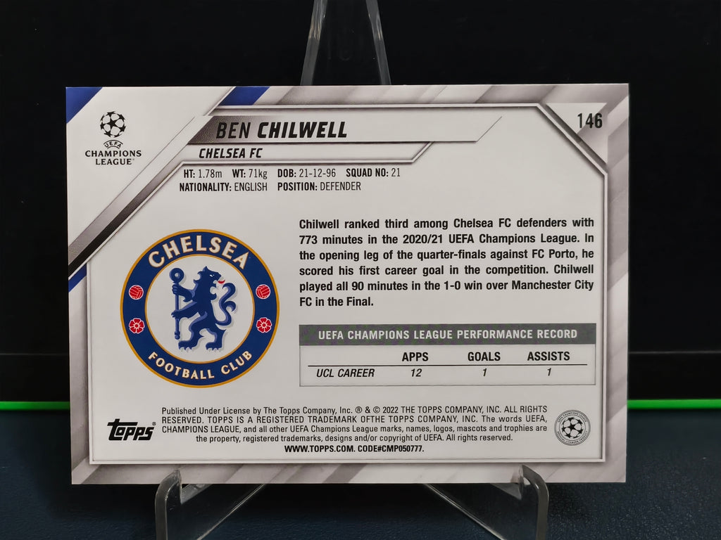 Ben Chilwell - Starball Foil Card - Topps UCL 21-22