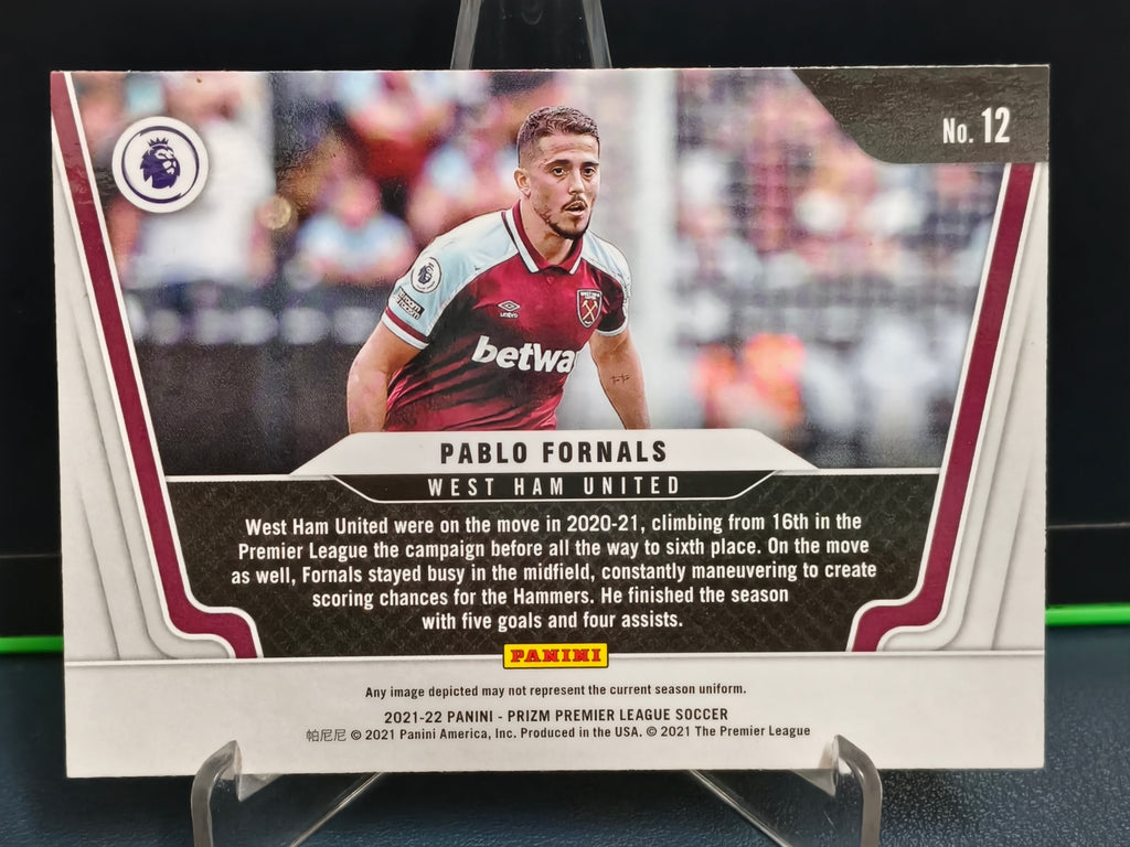Pablo Fornals - Widescreen Card - Panini Prizm PL 21-22