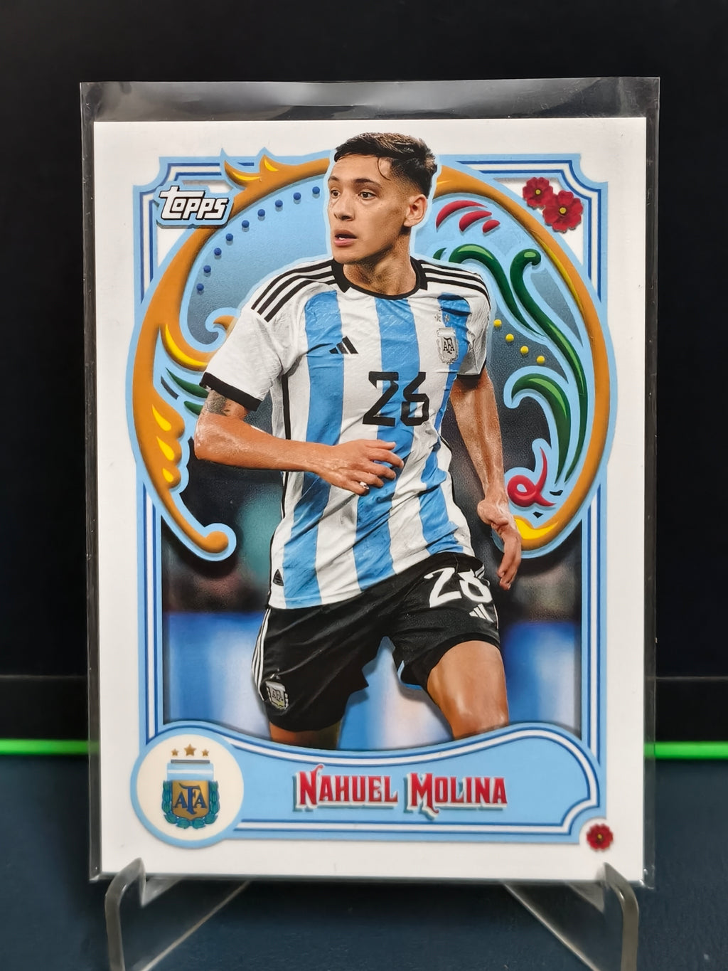 Nahuel Molina - Base Card - Topps Argentina Fileteado 2023