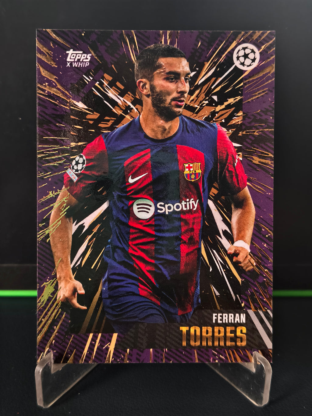 Ferran Torres - Base Card - Topps UCC Gold 23-24