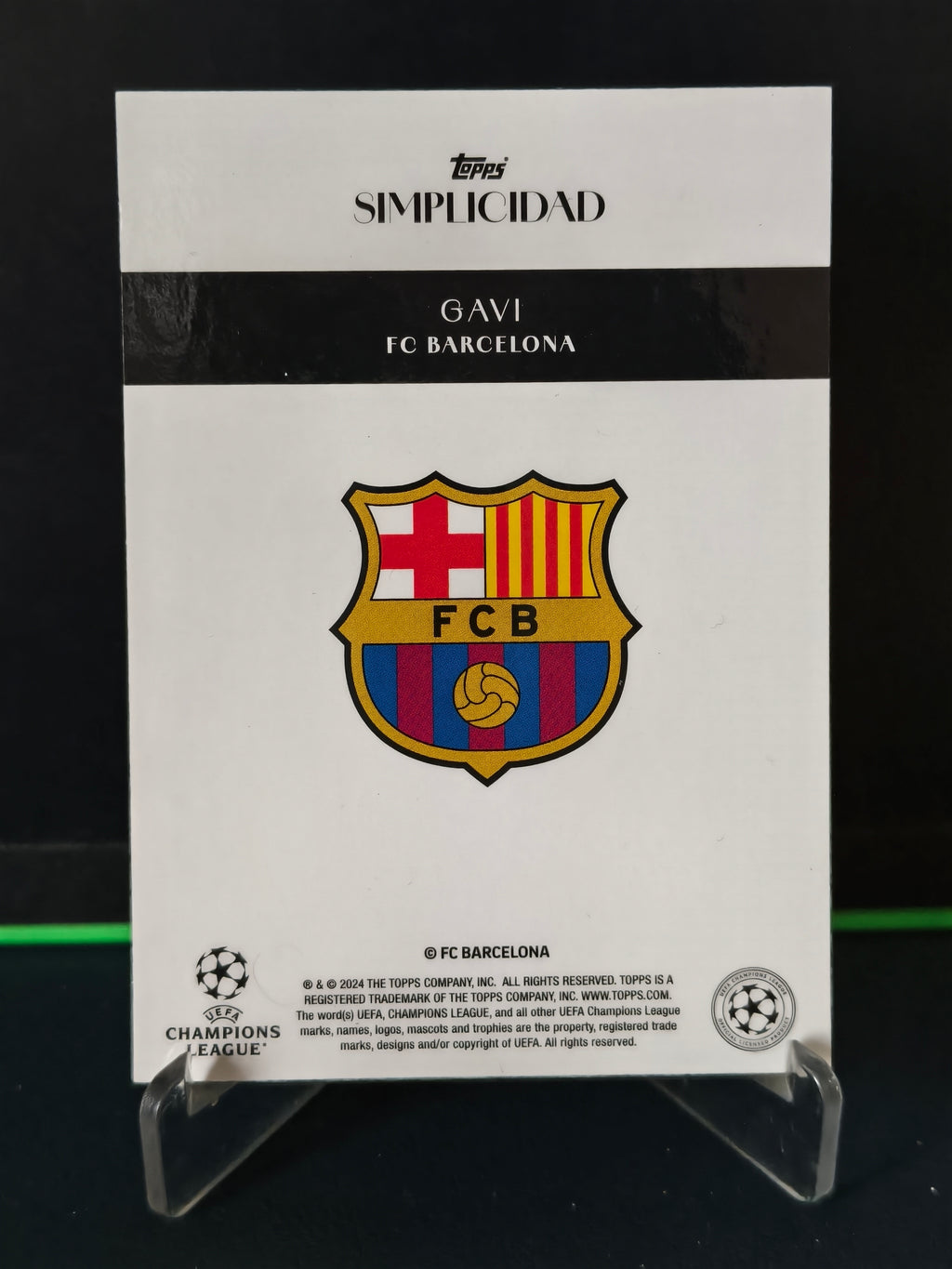 Gavi - Base Card - Topps Simplicidad 23-24