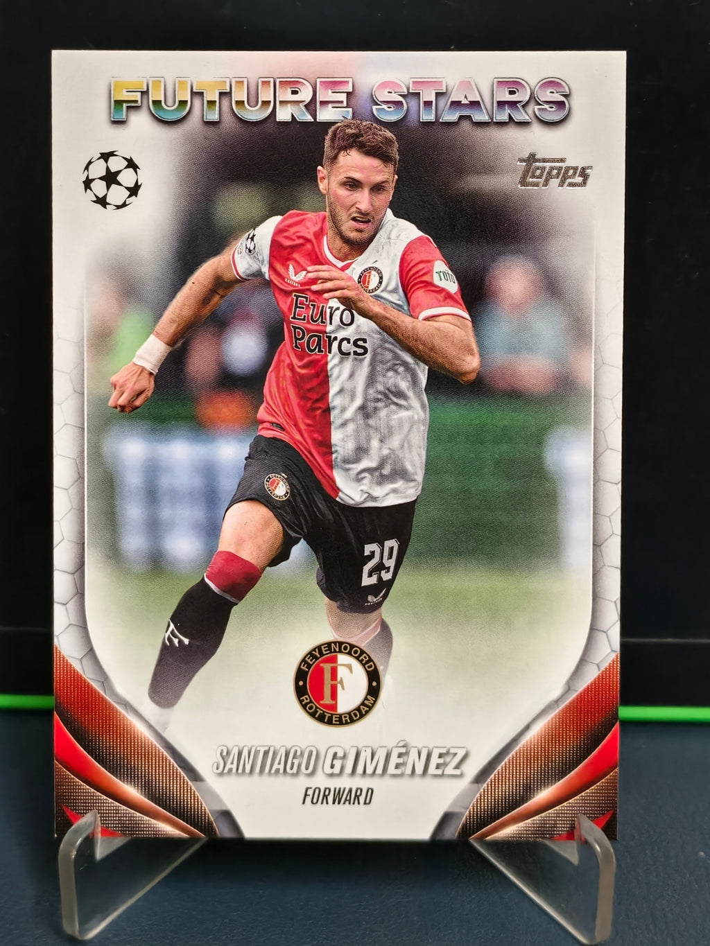 Santiago Gimenez - Future Stars Card - Topps UCC 23-24