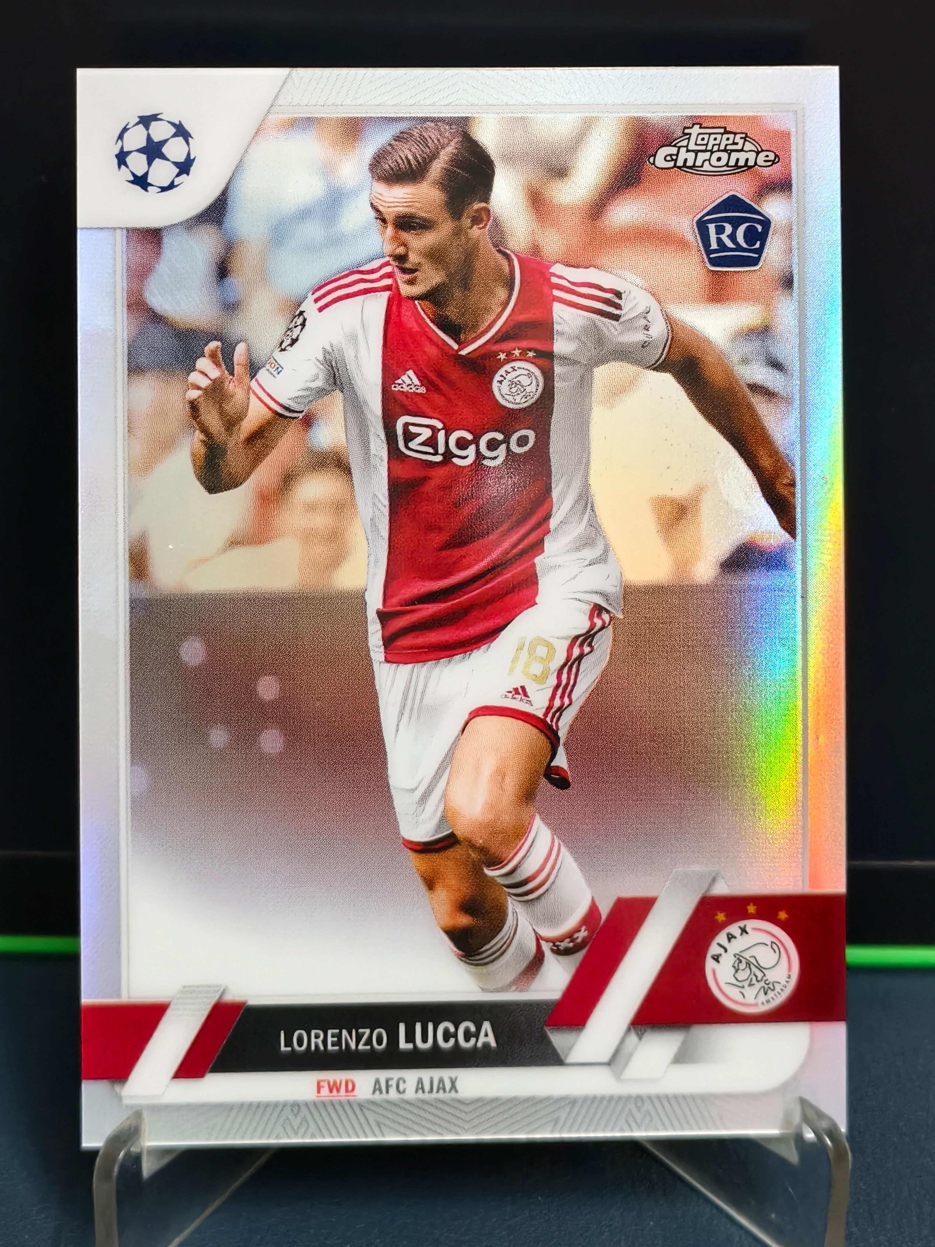 Lorenzo Lucca - Refractor Card - Topps Chrome UCC 22-23
