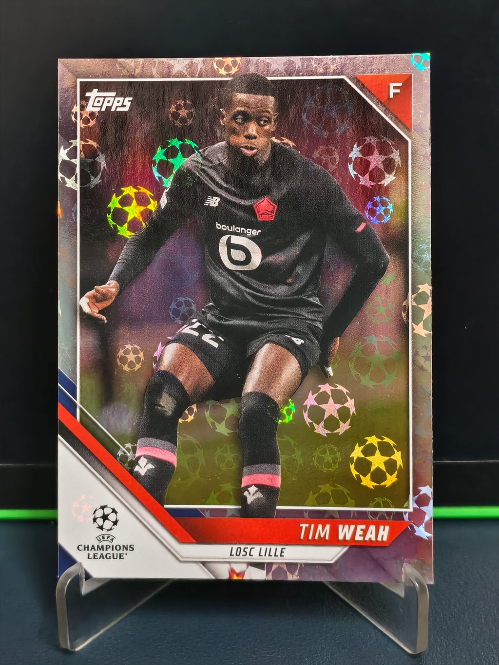 Tim Weah - Starball Foil Card - Topps UCL 21-22